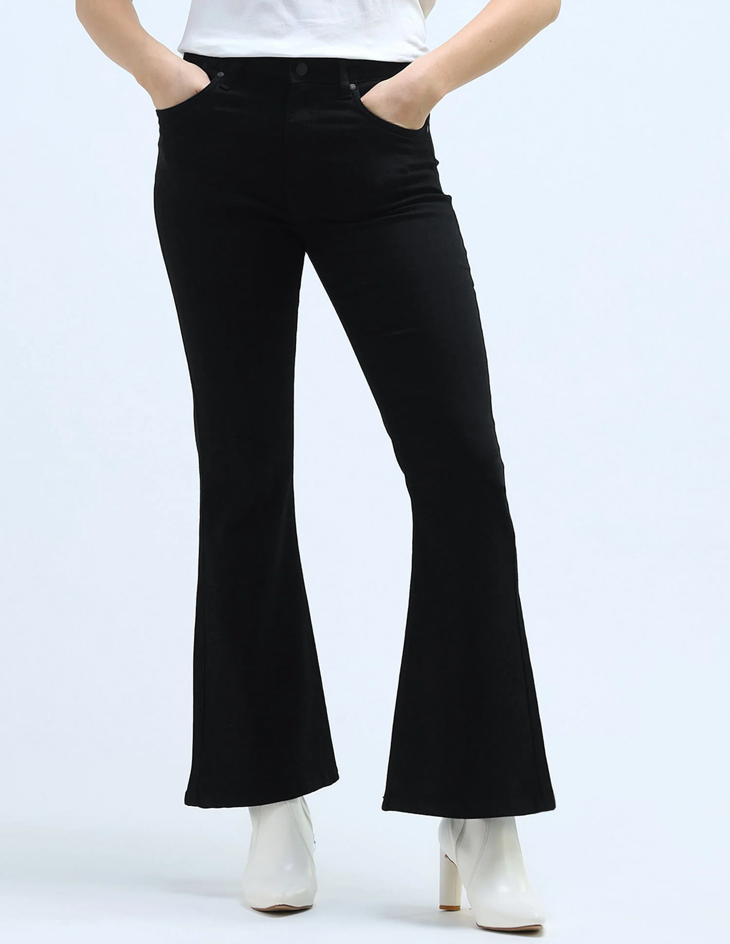 High Rise Extreme Flare Fit Jeans - Image 3