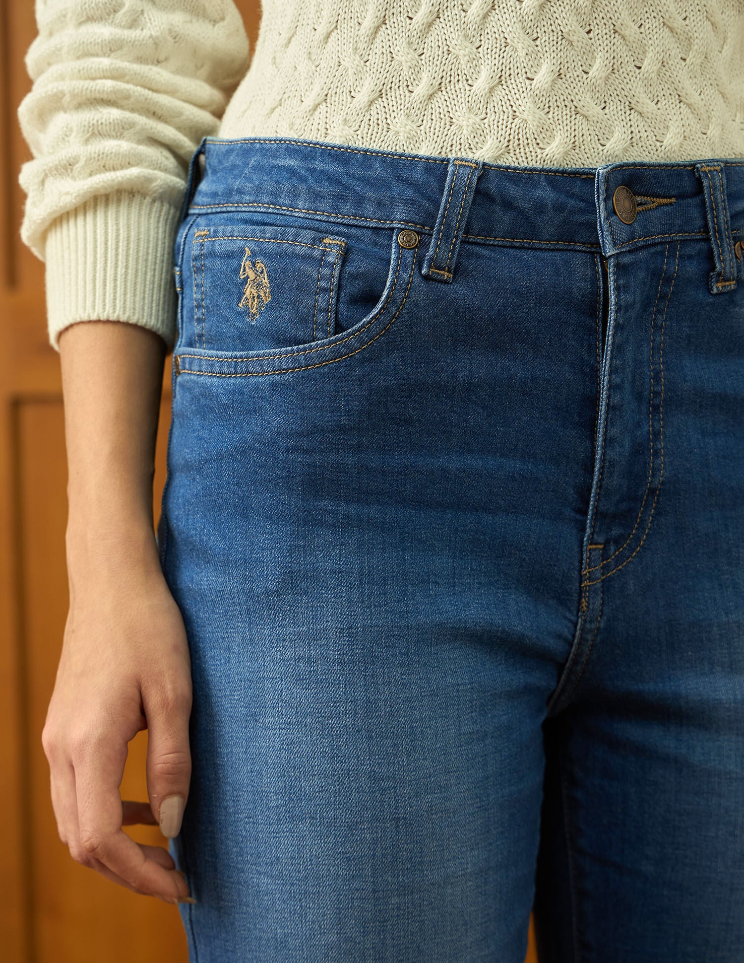 High Rise Extreme Flare Fit Jeans - Image 7