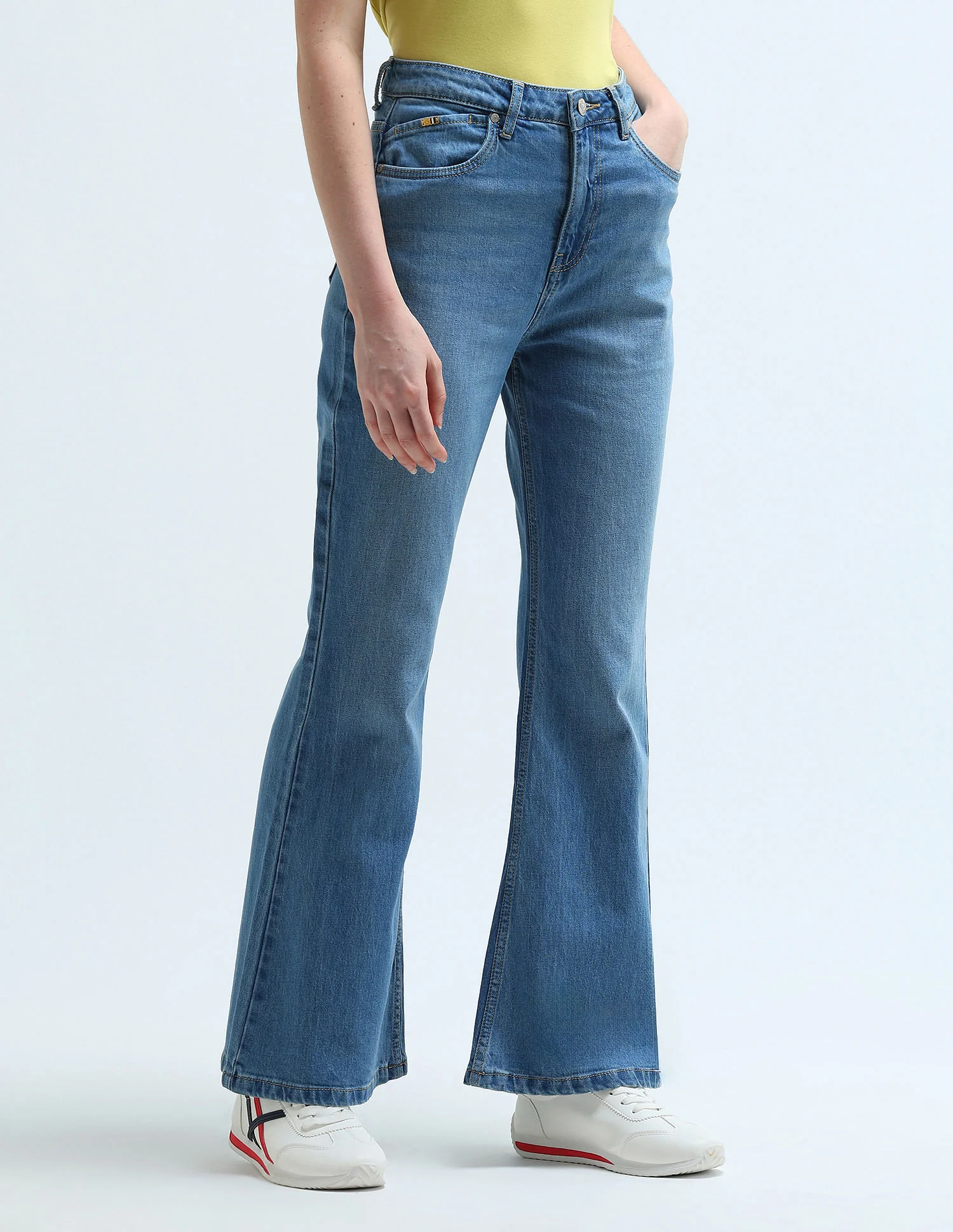 High Rise Extreme Flare Fit Jeans - Image 4