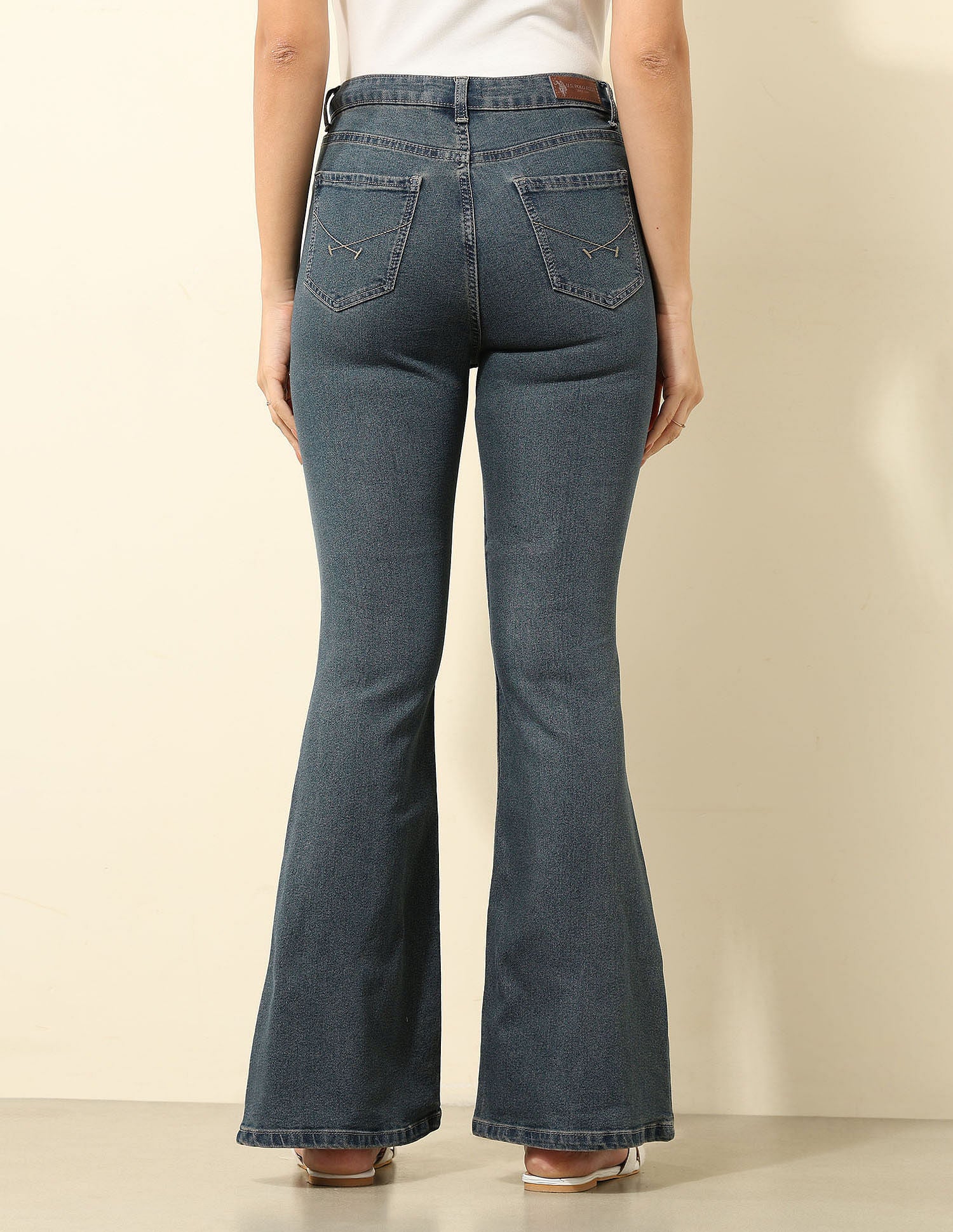 High Rise Extreme Flare Fit Jeans - Image 4