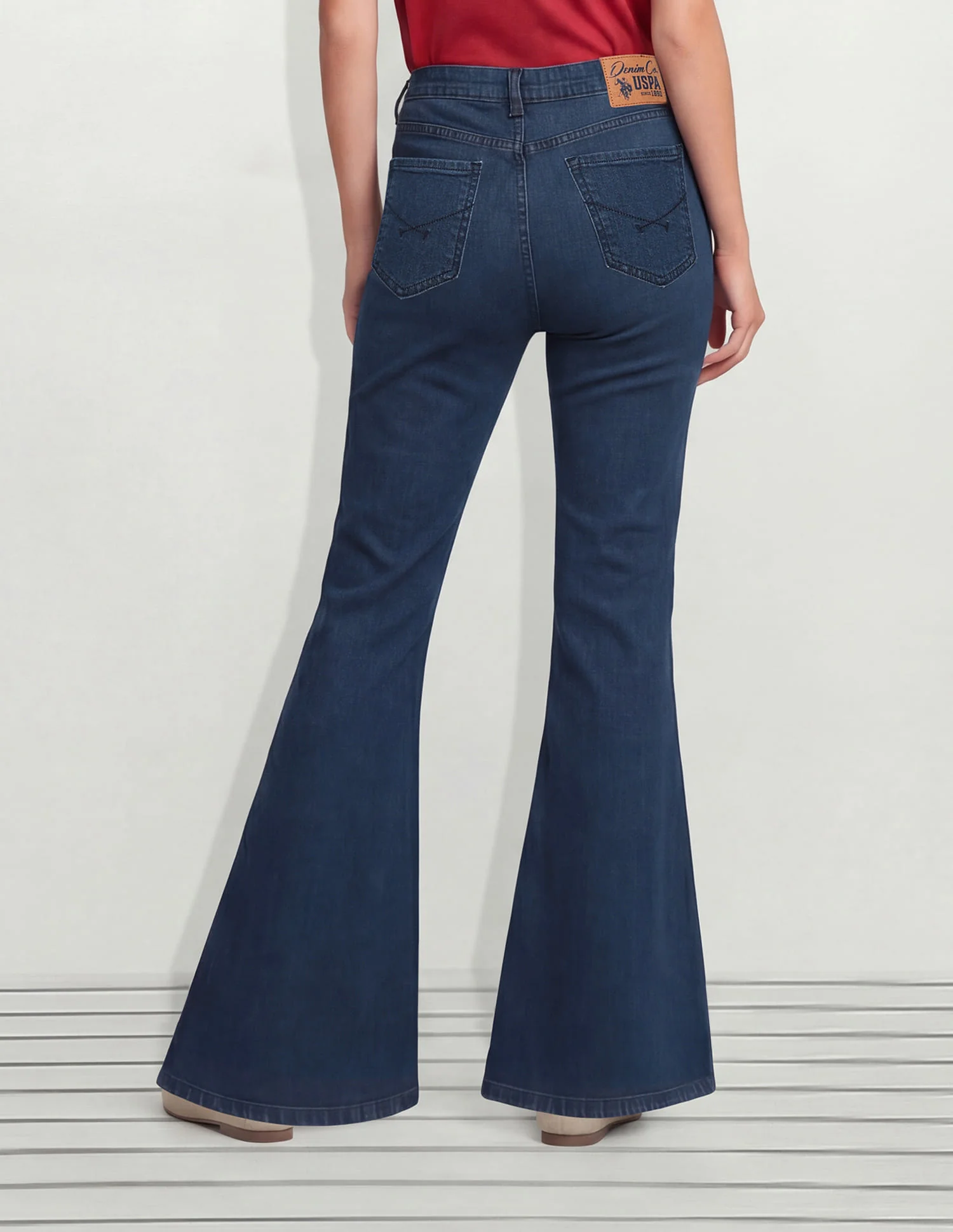 High Rise Extreme Flared Fit Jeans - Image 4