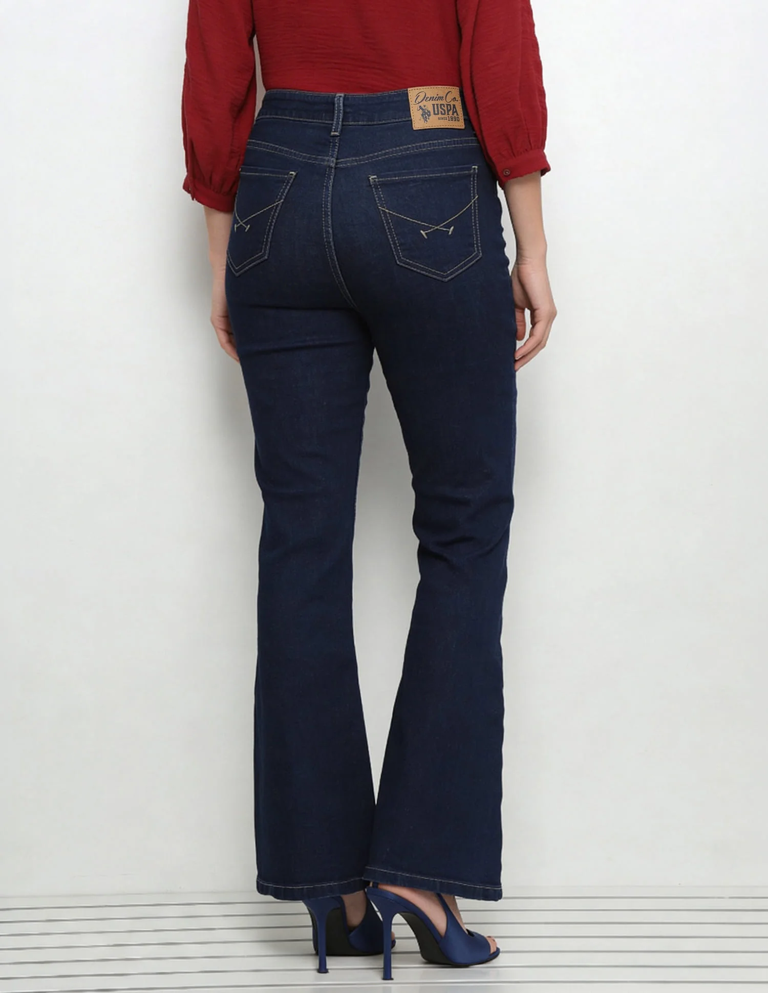 High Rise Extreme Flared Fit Jeans - Image 5