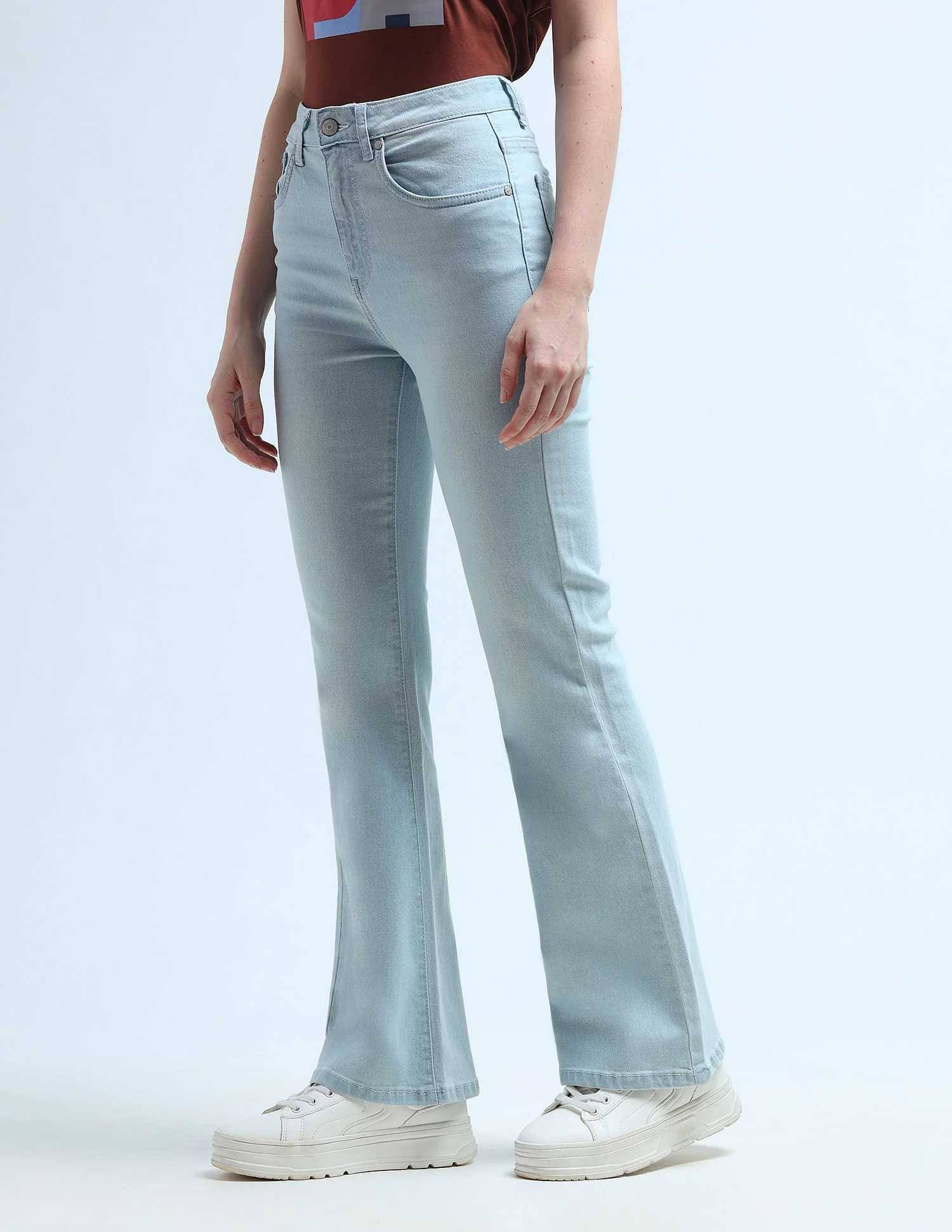 High Rise Flare Fit Jeans - Image 5