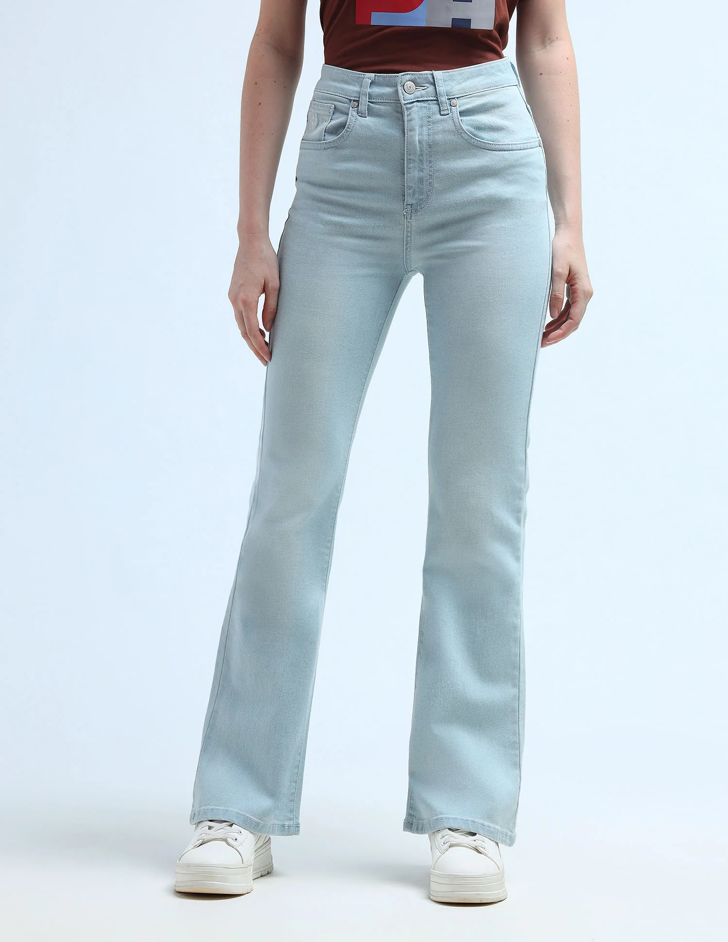High Rise Flare Fit Jeans - Image 7