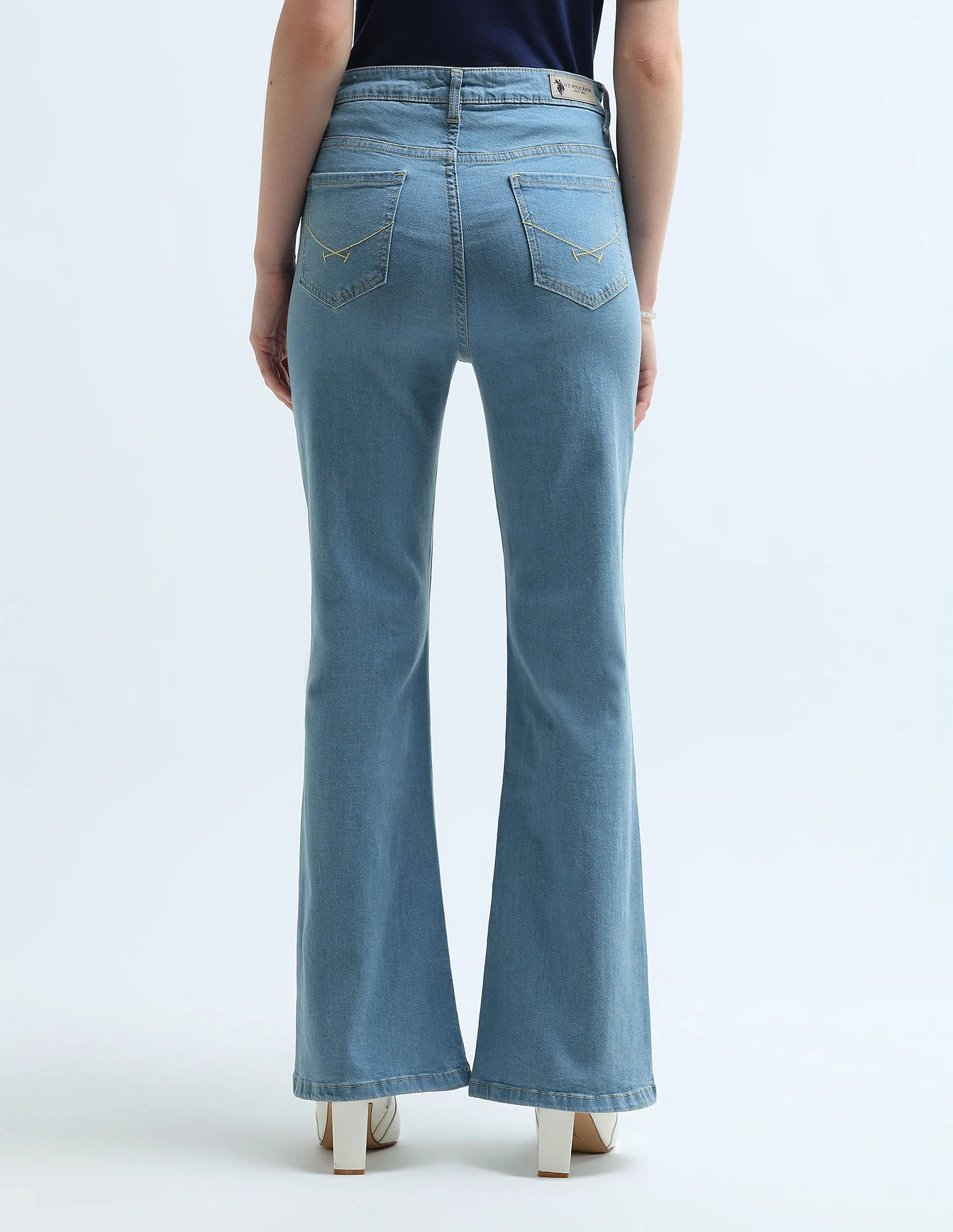 High Rise Flare Fit Jeans - Image 5