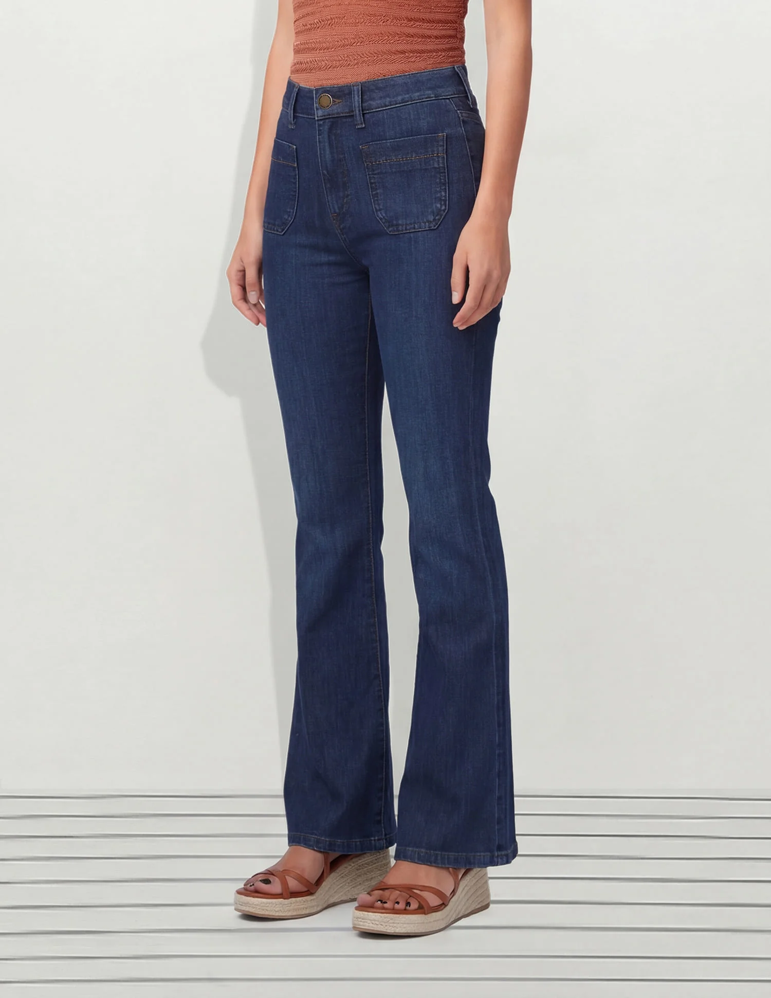 High Rise Flared Fit Jeans - Image 3