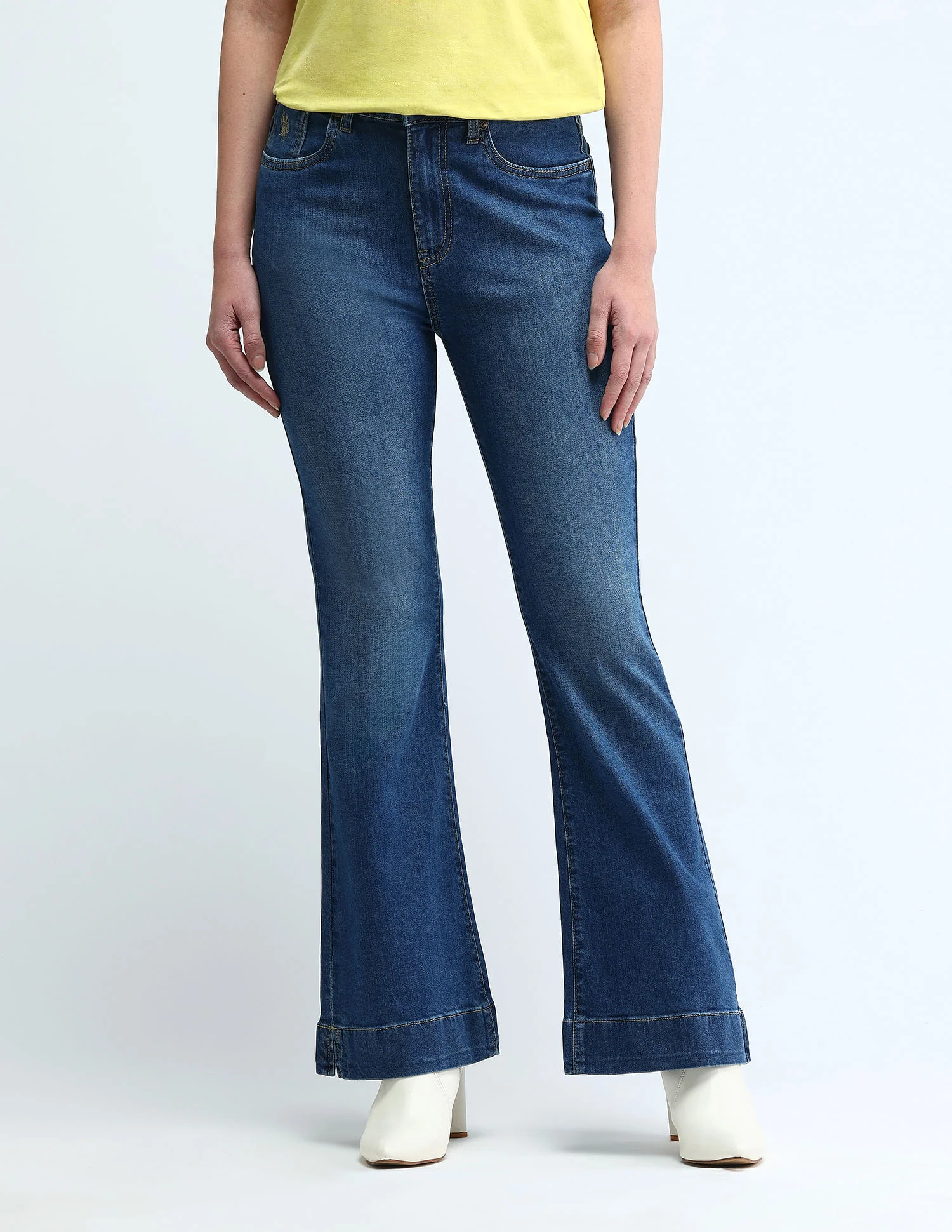 High Rise Flared Fit Jeans - Image 6