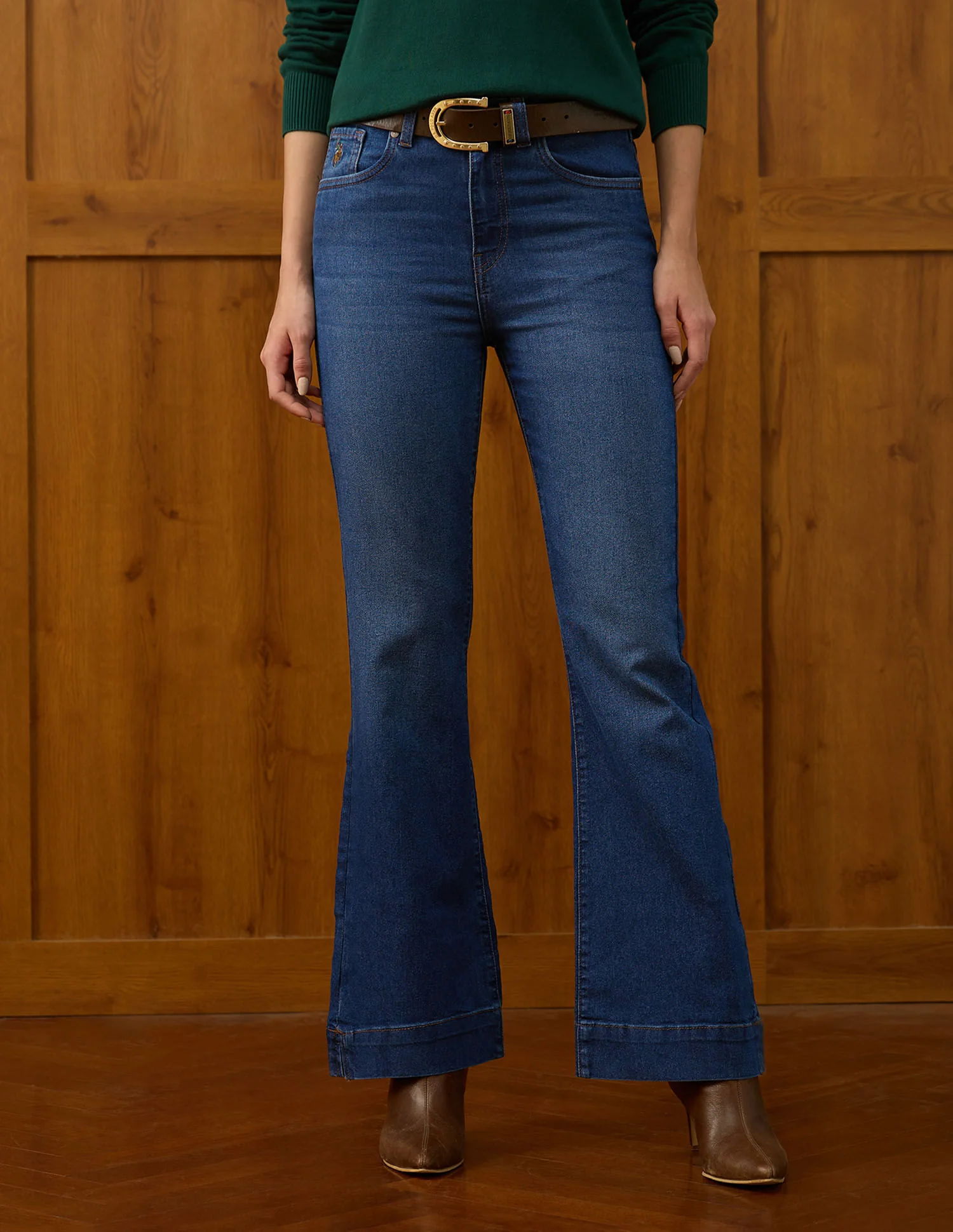 High Rise Flared Fit Jeans - Image 6