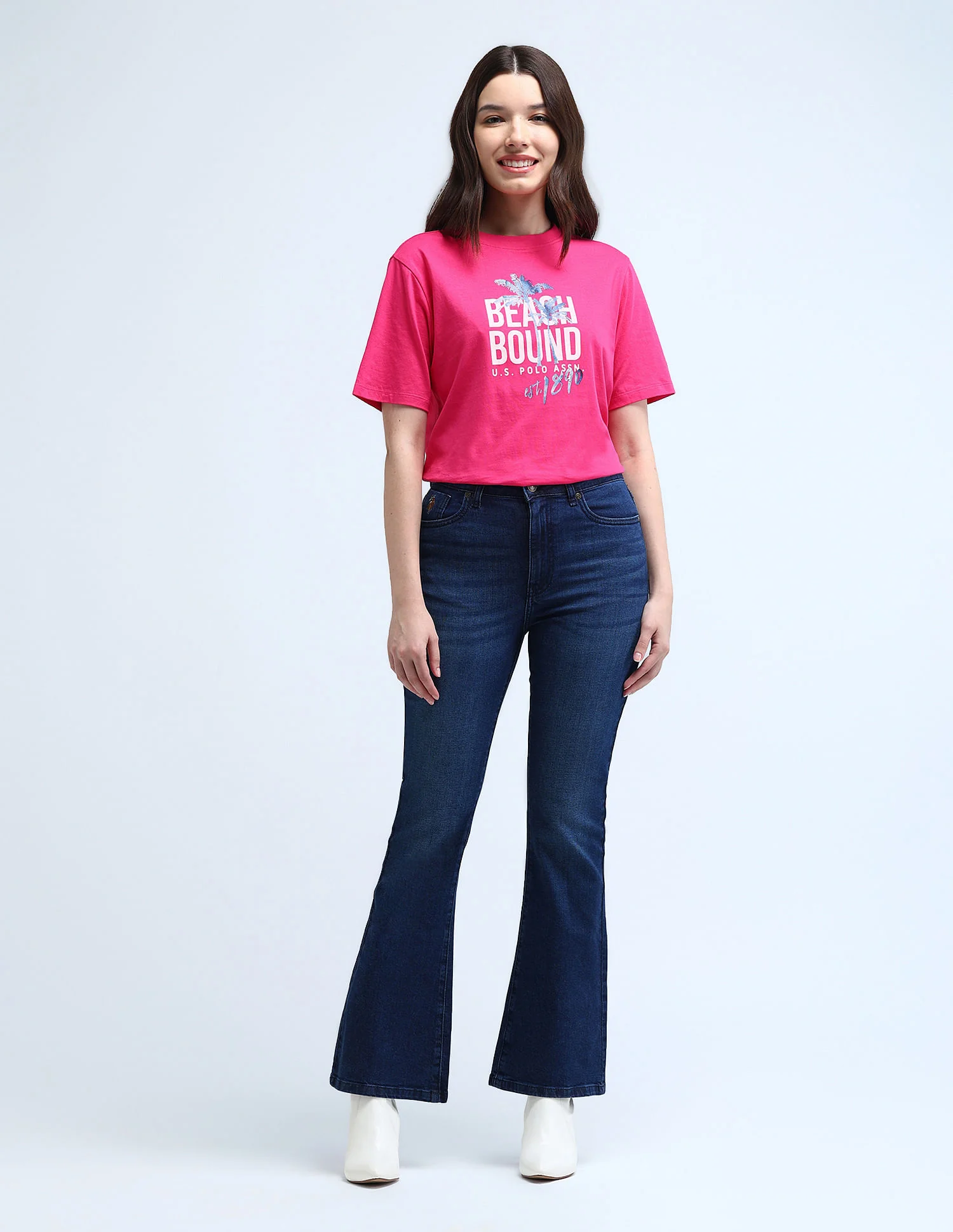 High Rise Flared Fit Jeans - Image 3