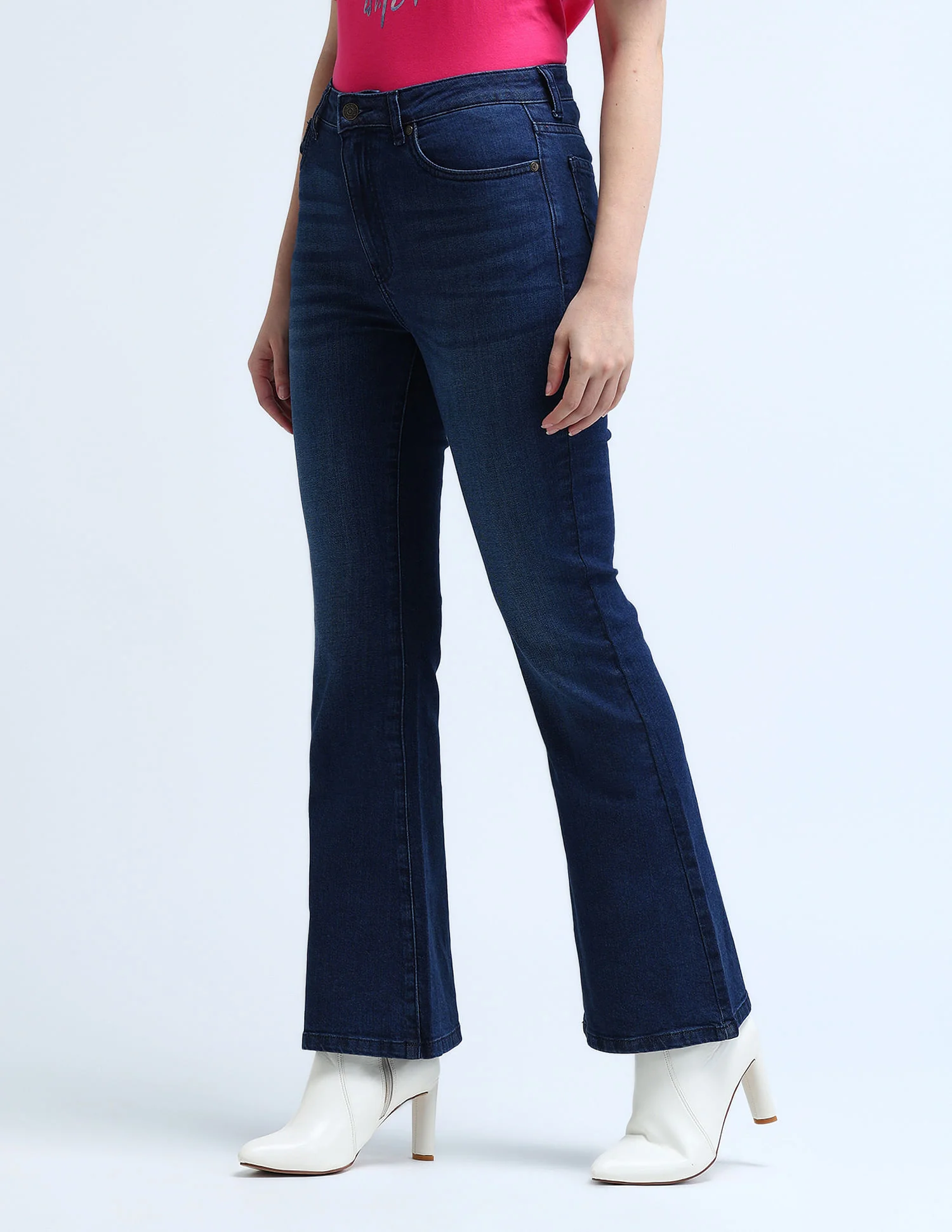 High Rise Flared Fit Jeans - Image 4