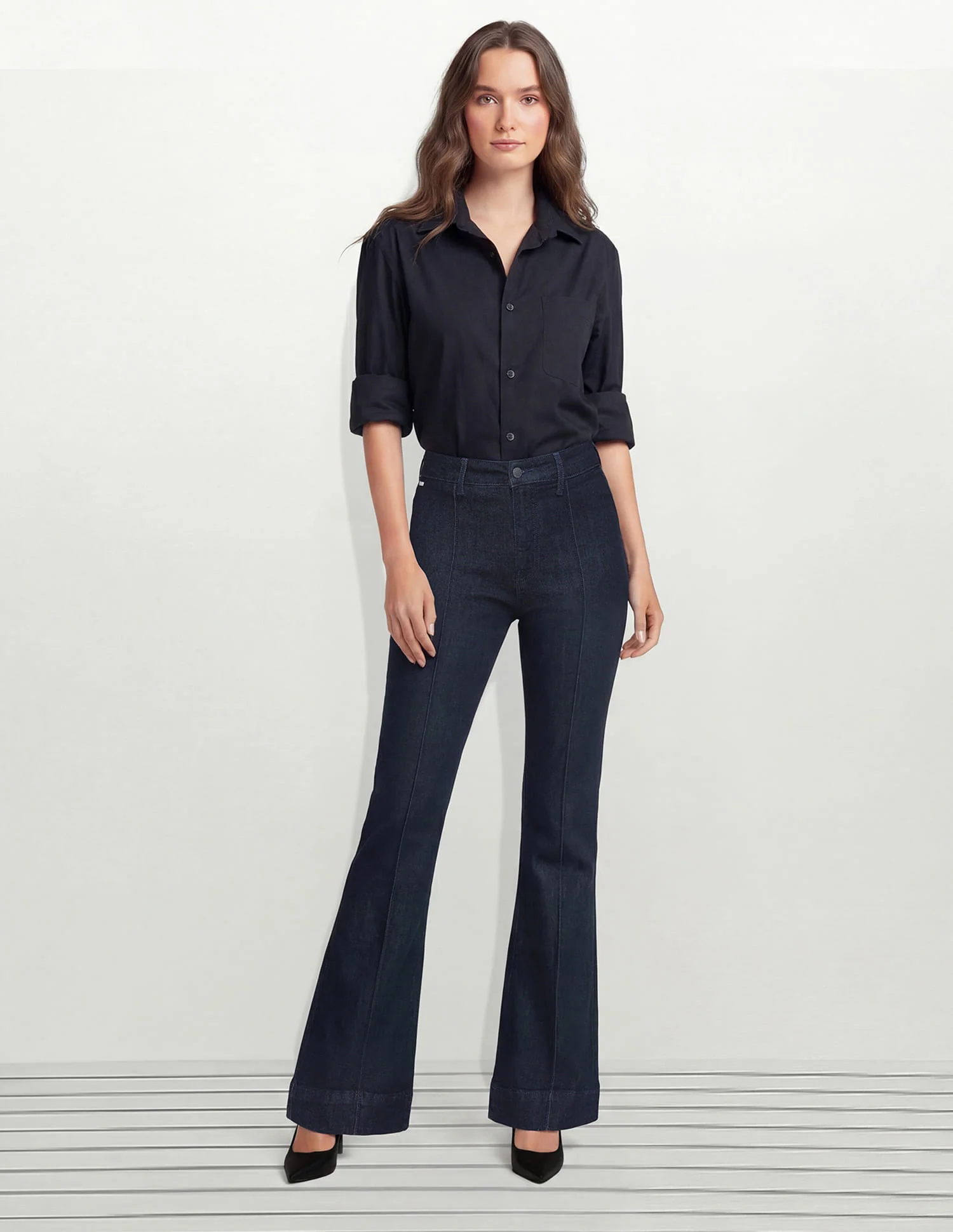 High Rise Flared Fit Jeans