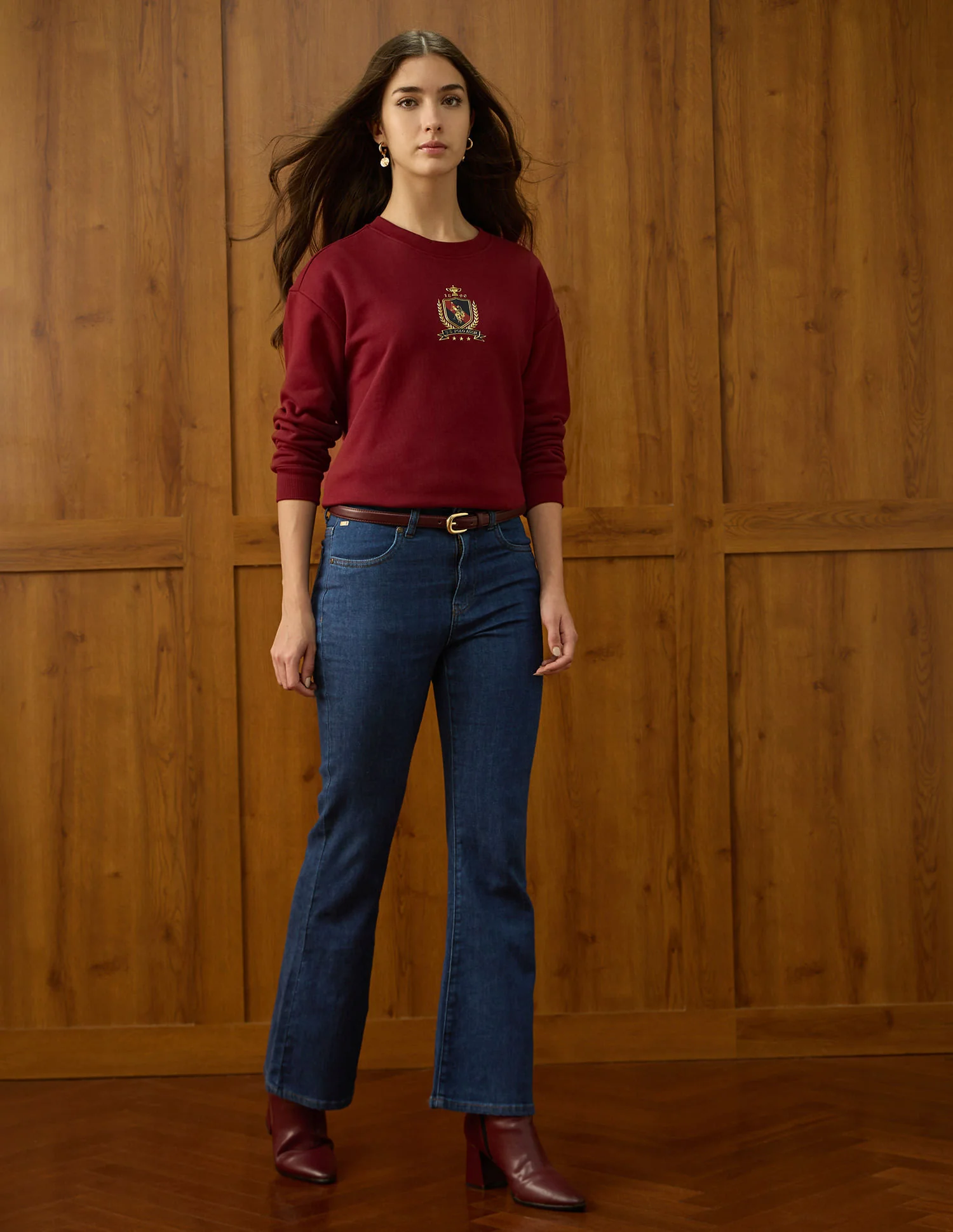 High Rise Flared Jeans - Image 3