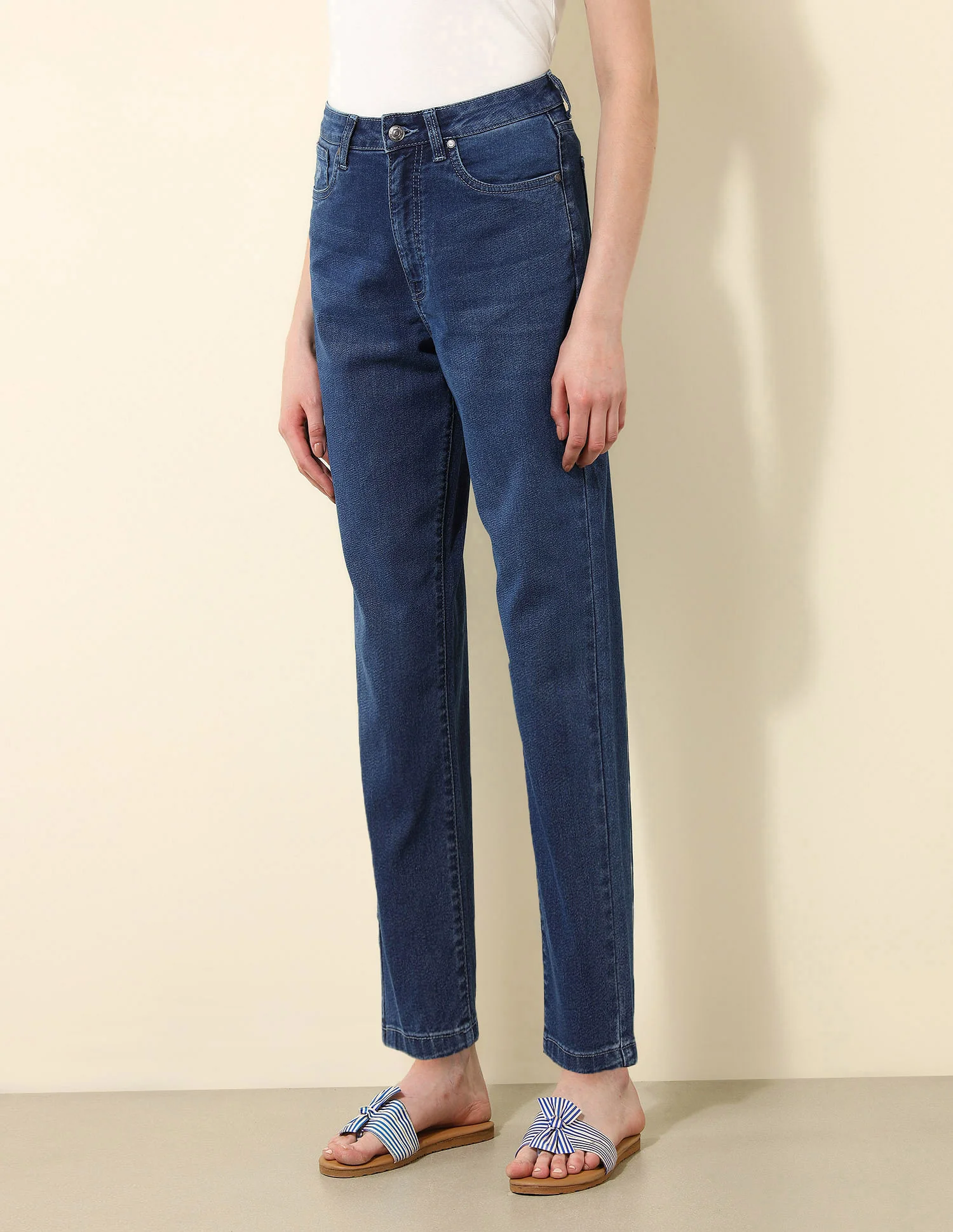High Rise Mom Fit Jeans - Image 6