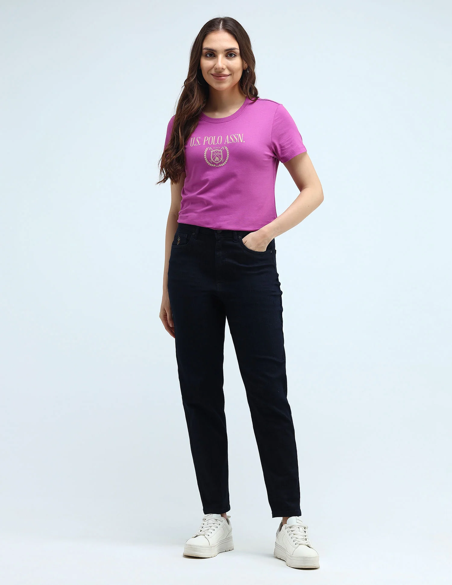 High Rise Mom Fit Jeans - Image 3