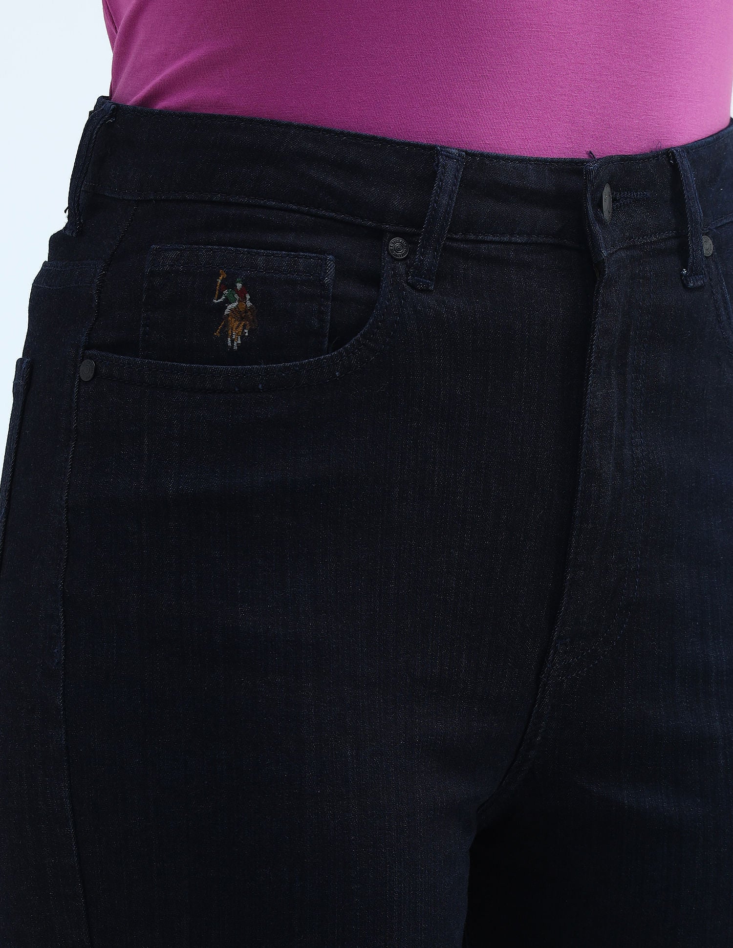 High Rise Mom Fit Jeans - Image 8