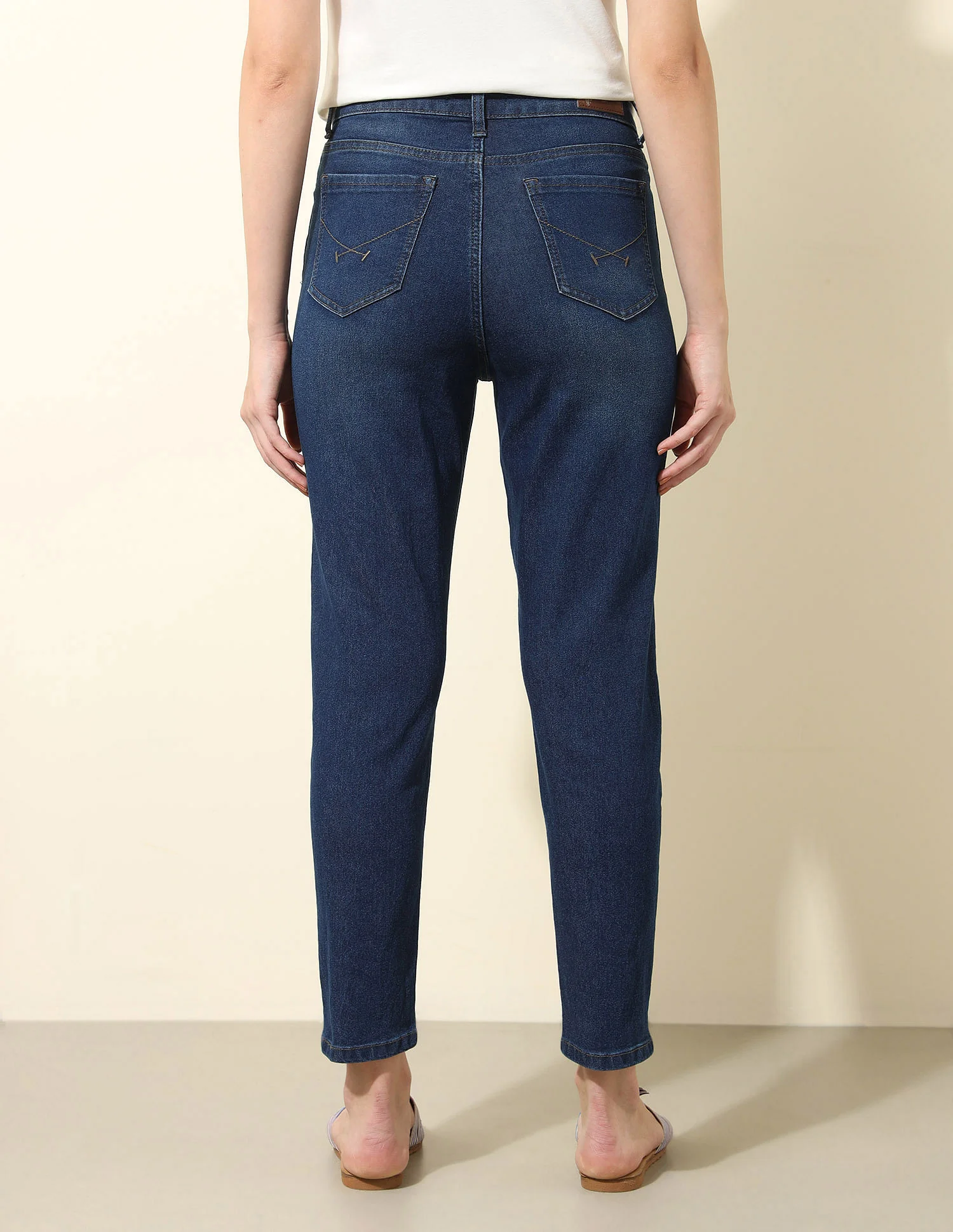 High Rise Mom Fit Jeans - Image 5