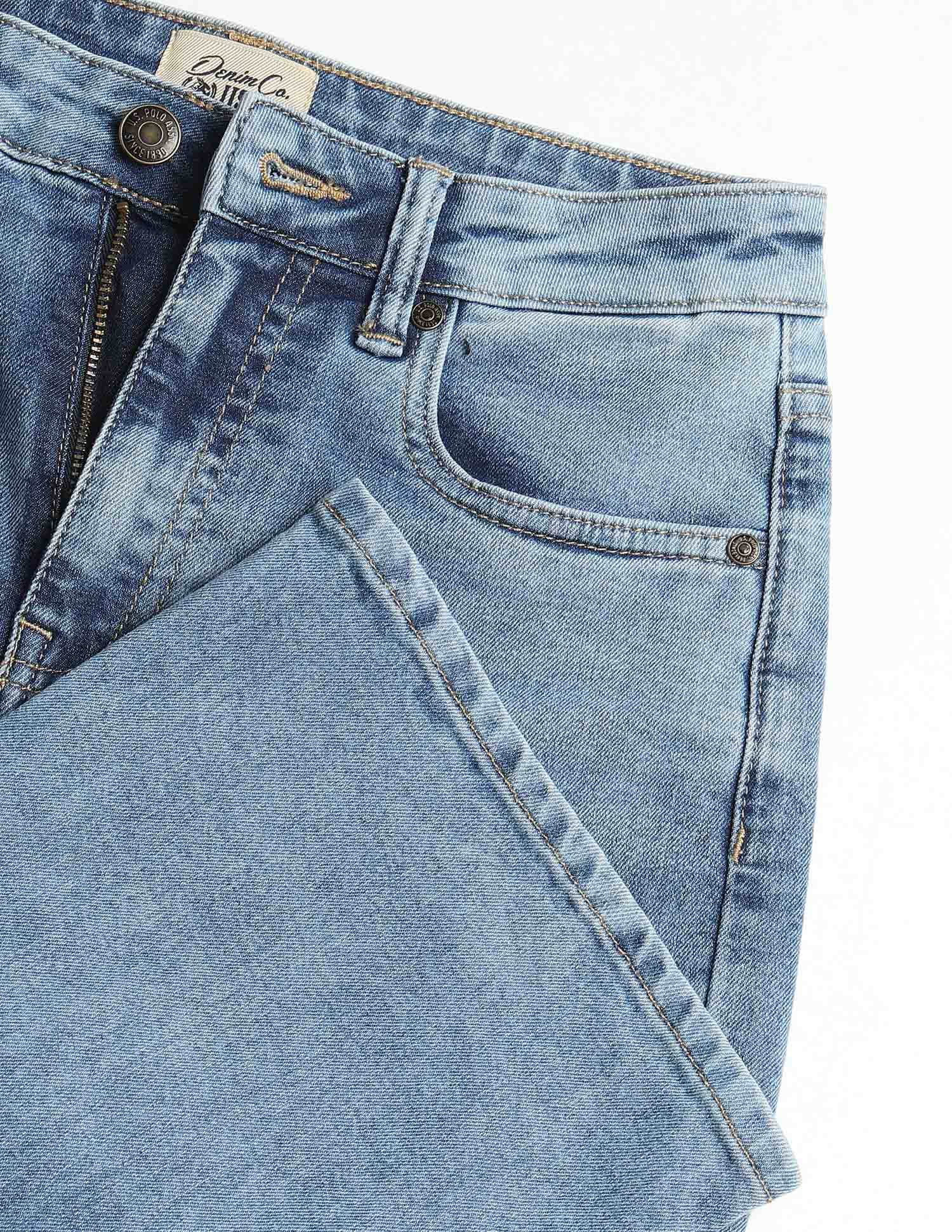 High Rise Skinny Bootcut Jeans - Image 2