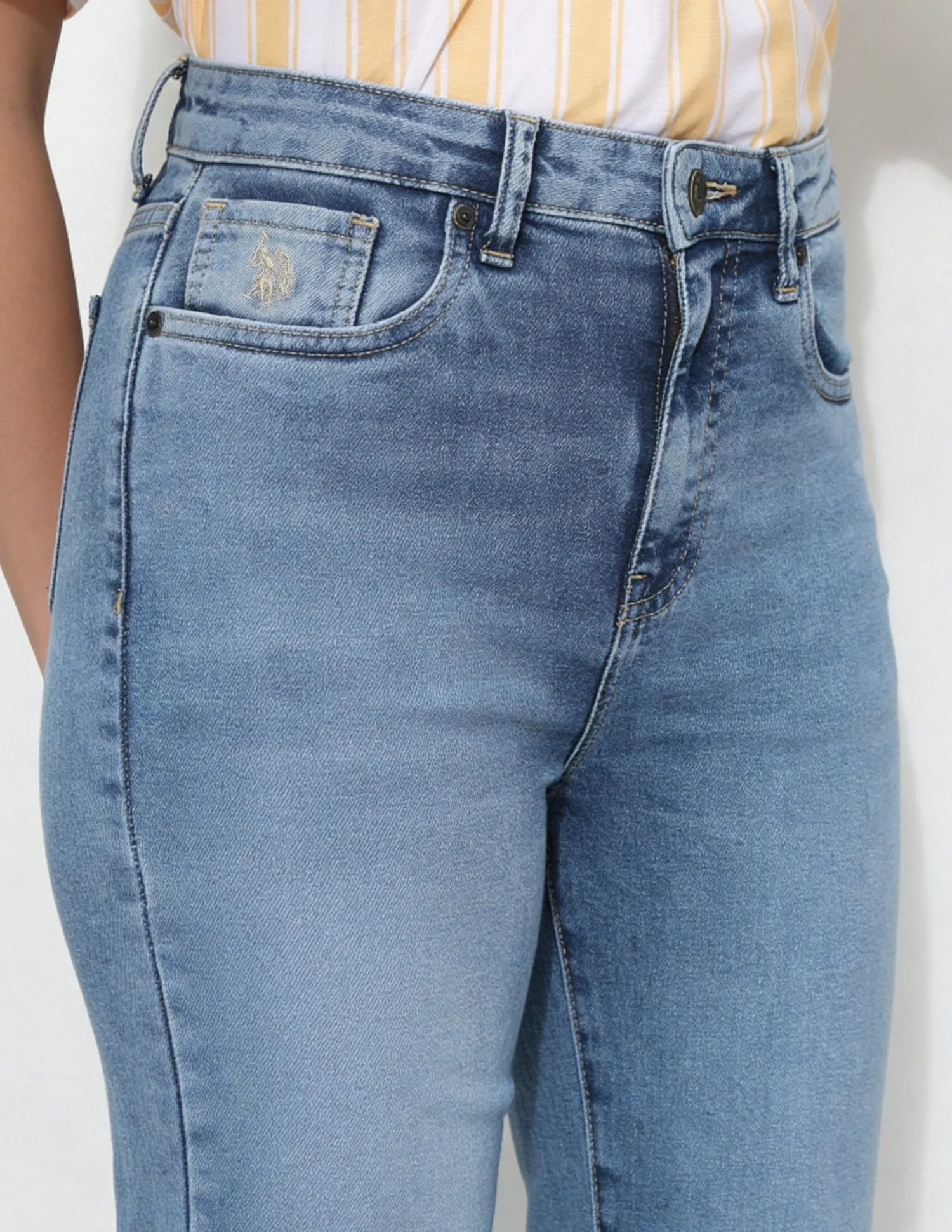 High Rise Skinny Bootcut Jeans - Image 6