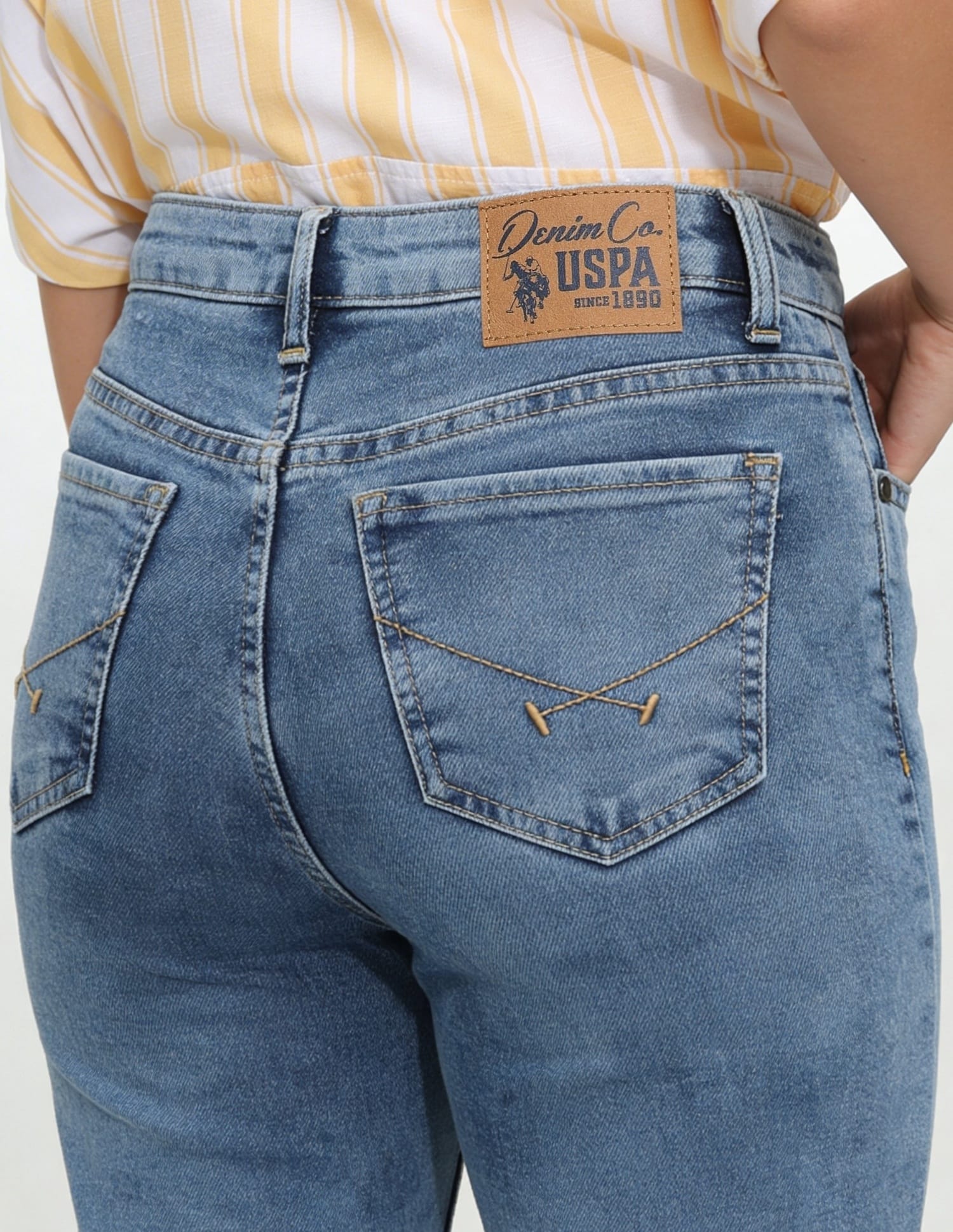 High Rise Skinny Bootcut Jeans - Image 7