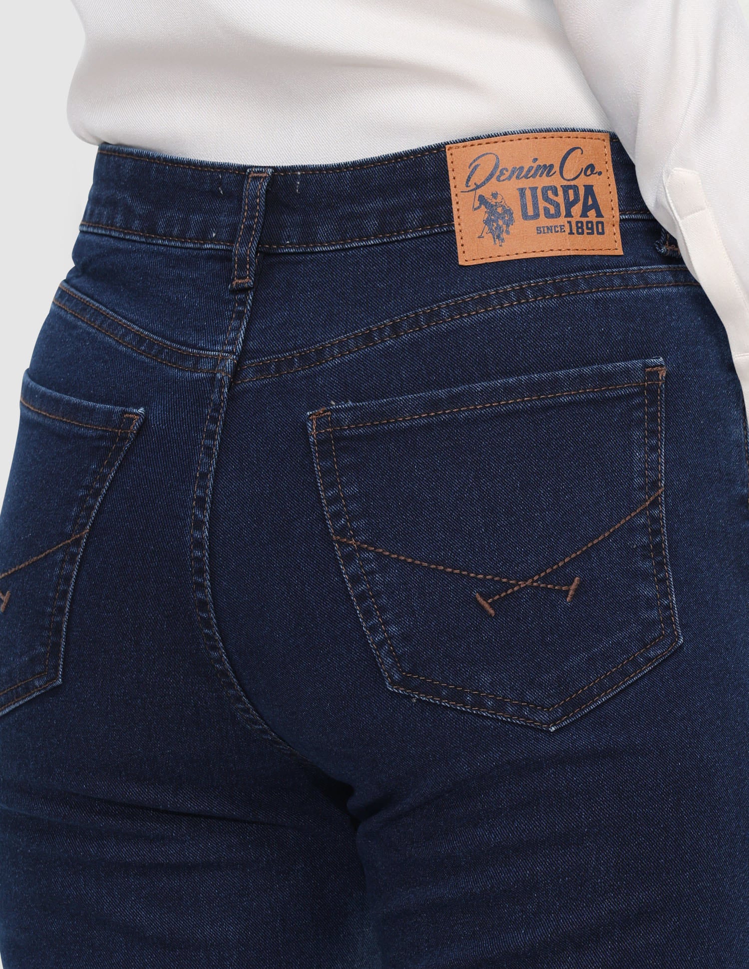 High Rise Skinny Bootcut Jeans - Image 7