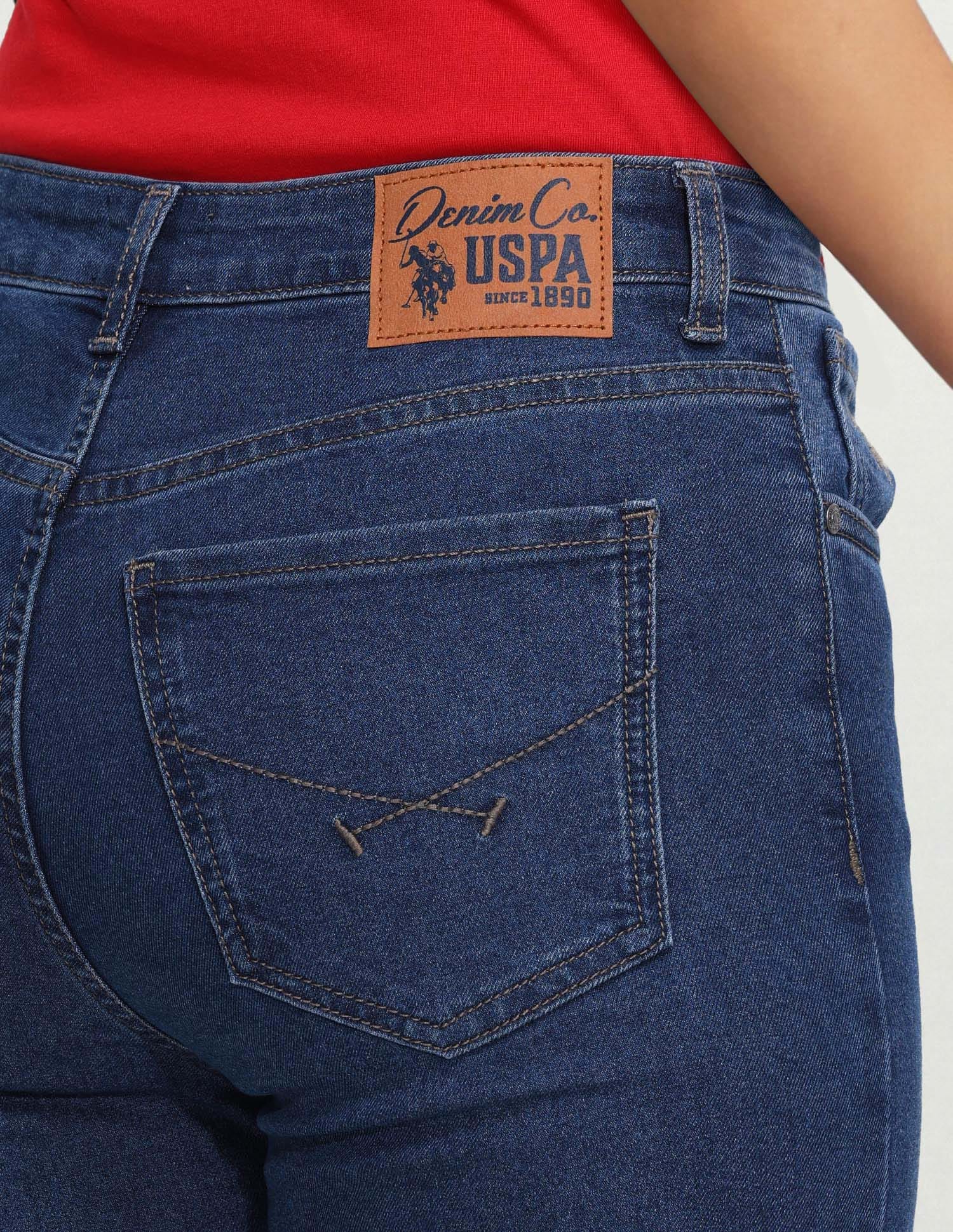 High Rise Skinny Bootcut Jeans - Image 7