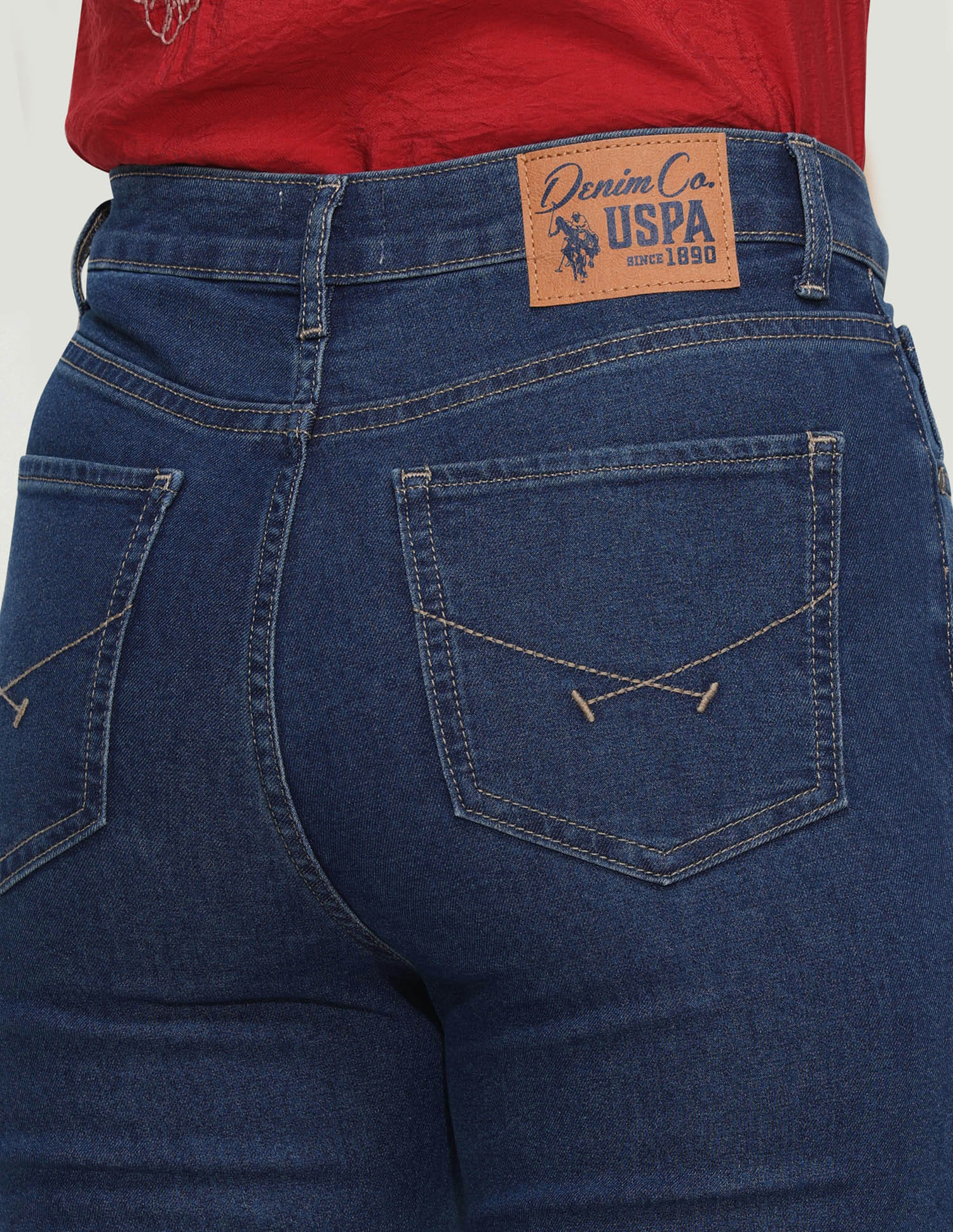 High Rise Skinny Bootcut Jeans - Image 7