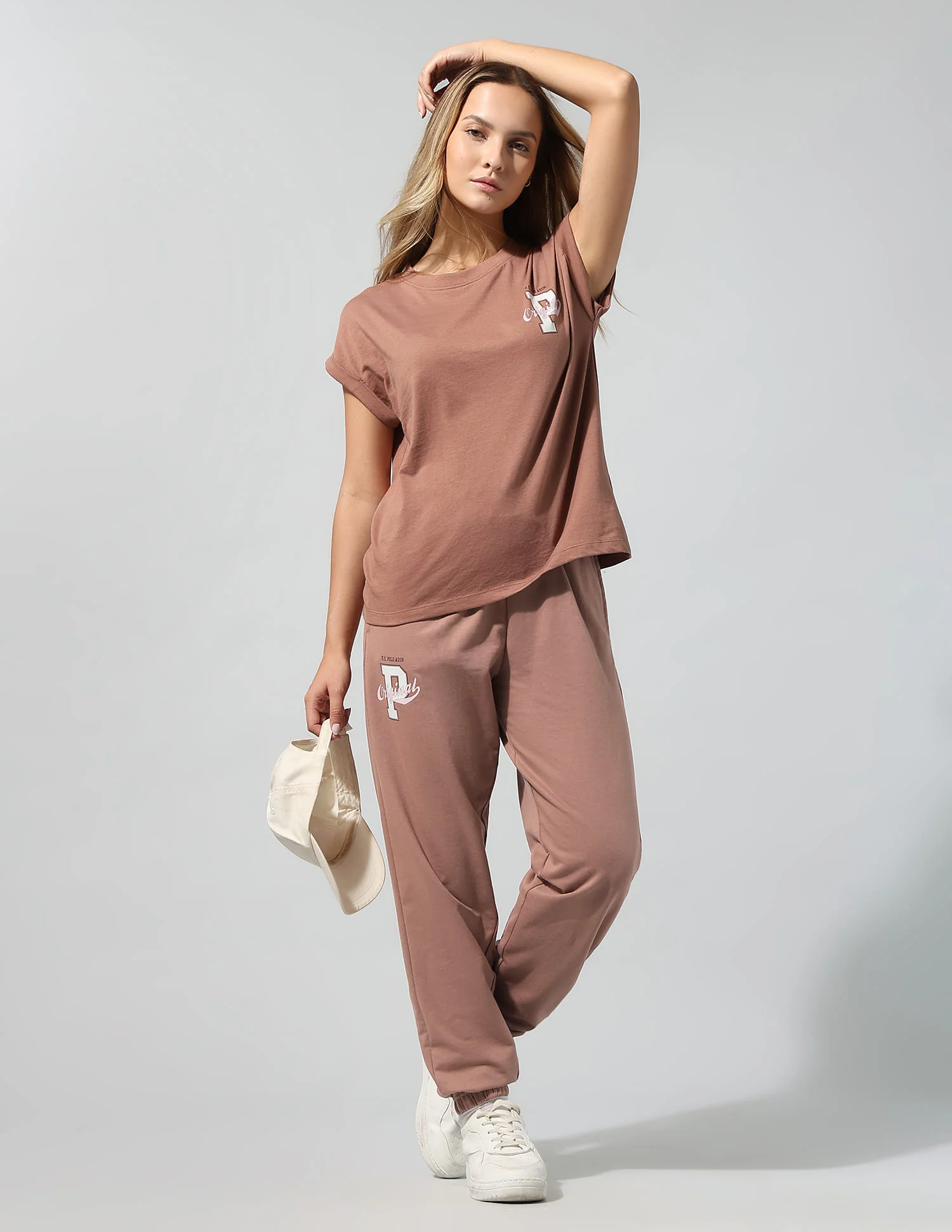 High Rise Solid Joggers - Image 3