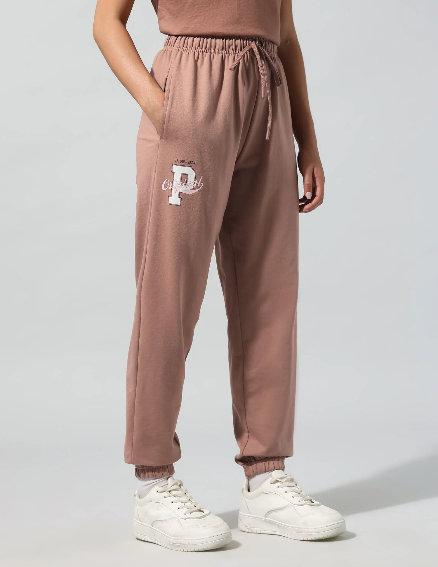 High Rise Solid Joggers - Image 4