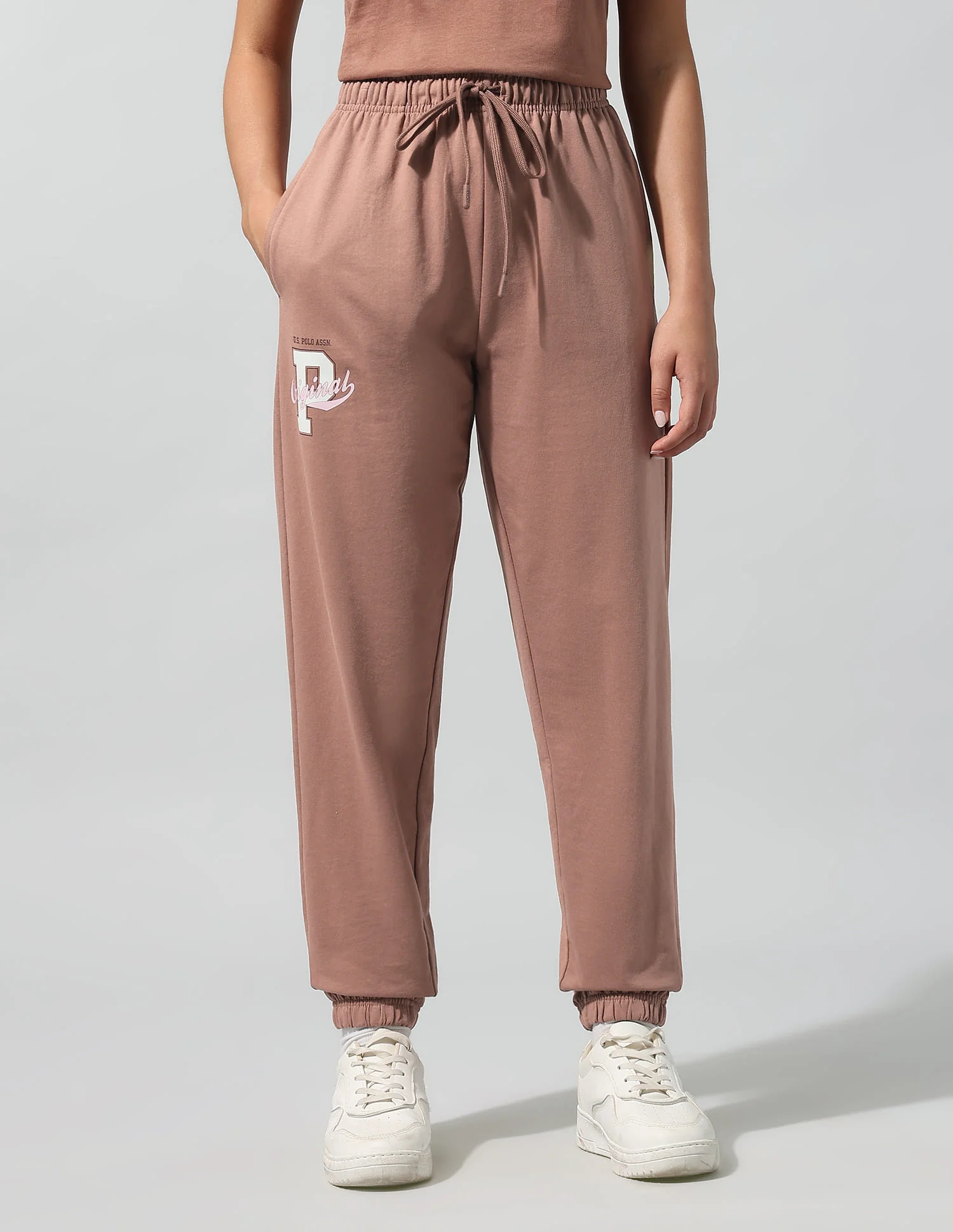 High Rise Solid Joggers - Image 6