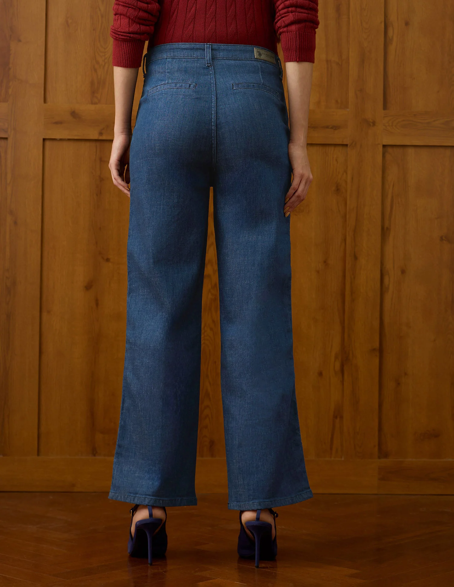 High Rise Straight Fit Jeans - Image 5