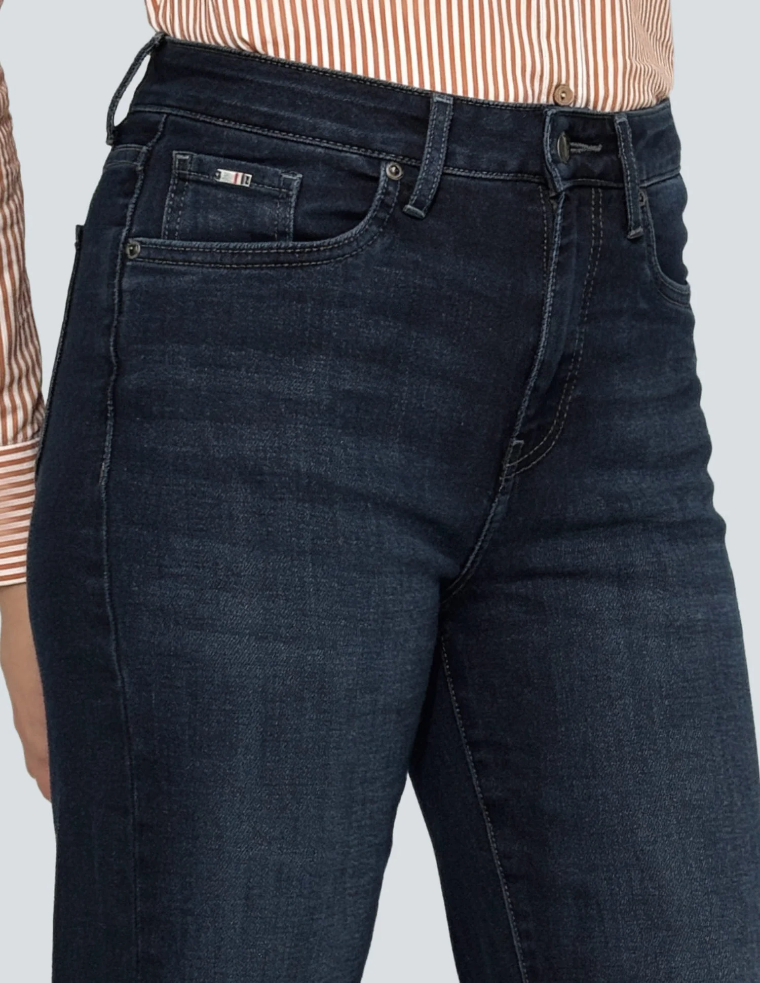 High Rise Straight Fit Jeans - Image 6