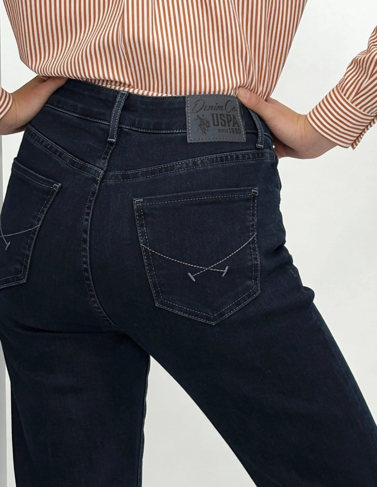 High Rise Straight Fit Jeans - Image 7