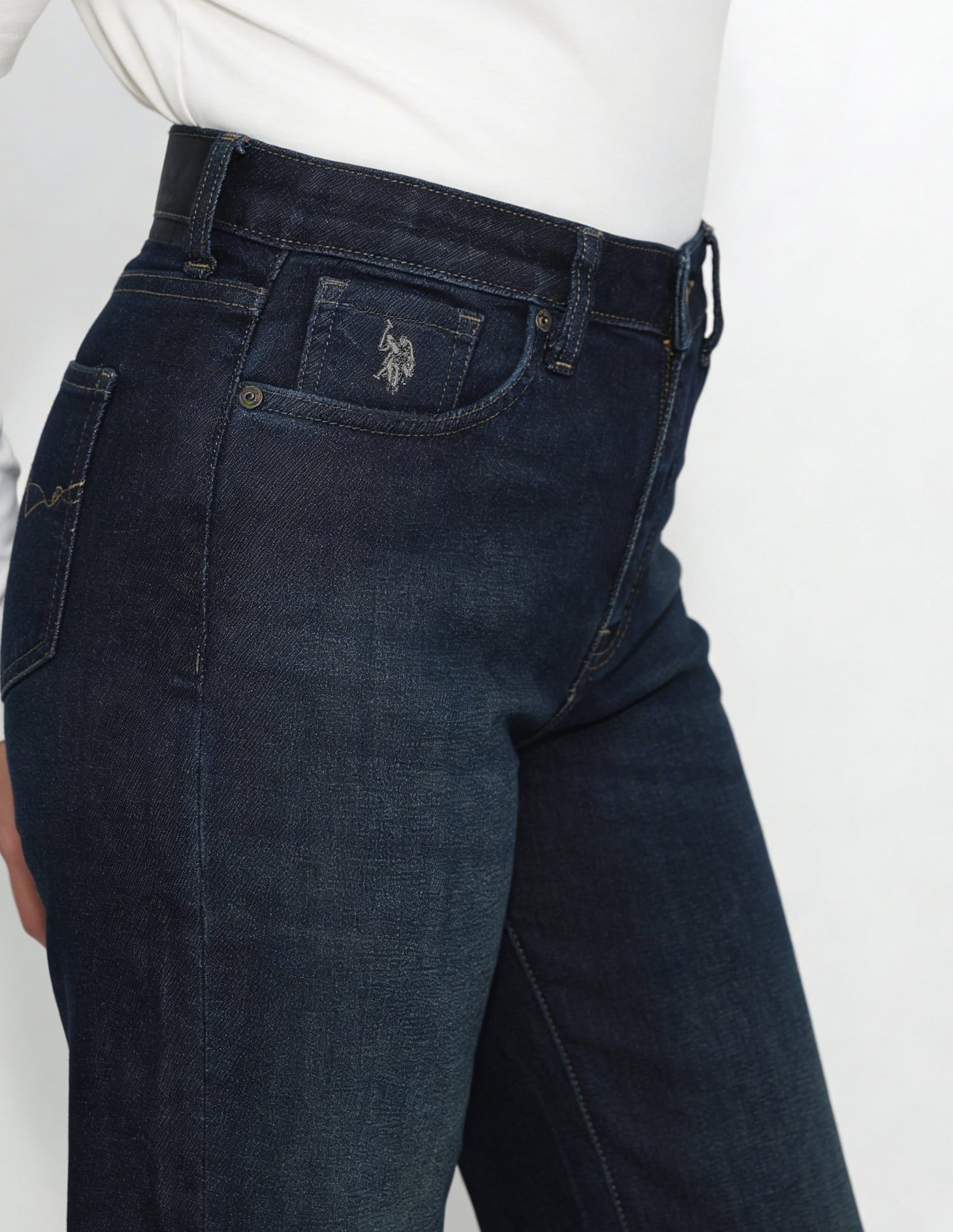 High Rise Straight Fit Jeans - Image 6