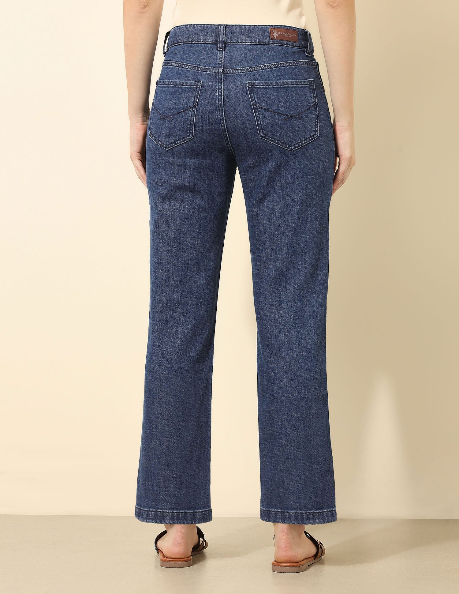 High Rise Straight Fit Jeans - Image 5