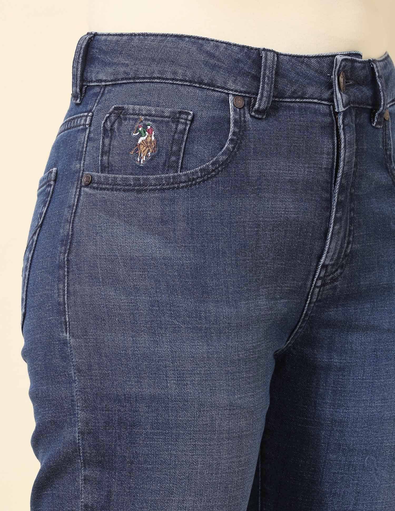 High Rise Straight Fit Jeans - Image 7