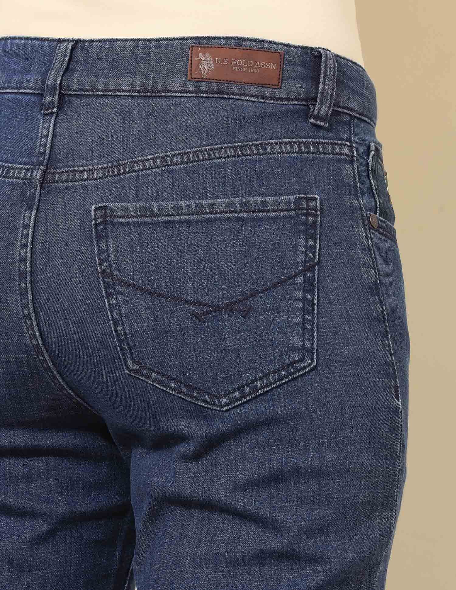 High Rise Straight Fit Jeans - Image 8