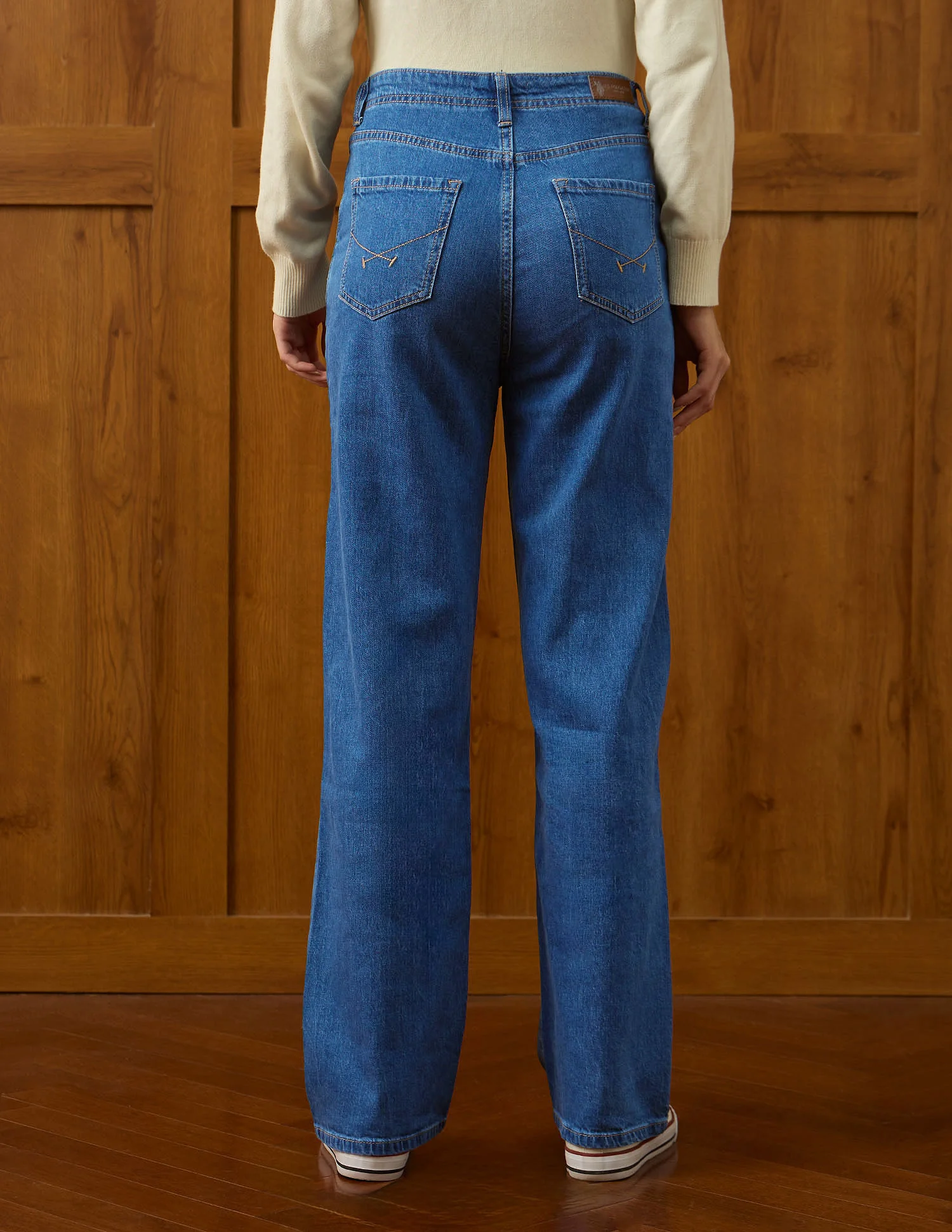High Rise Straight Fit Jeans - Image 5