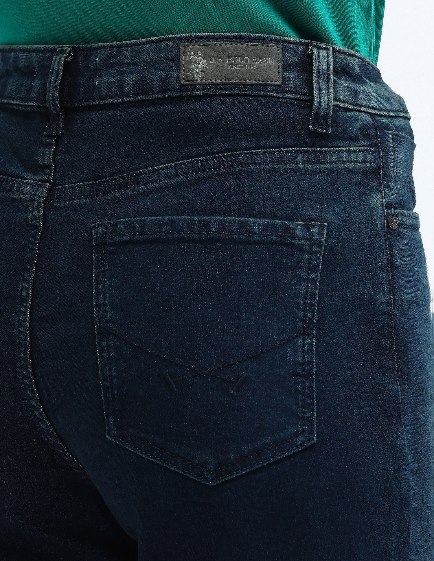 High Rise Straight Fit Jeans - Image 7
