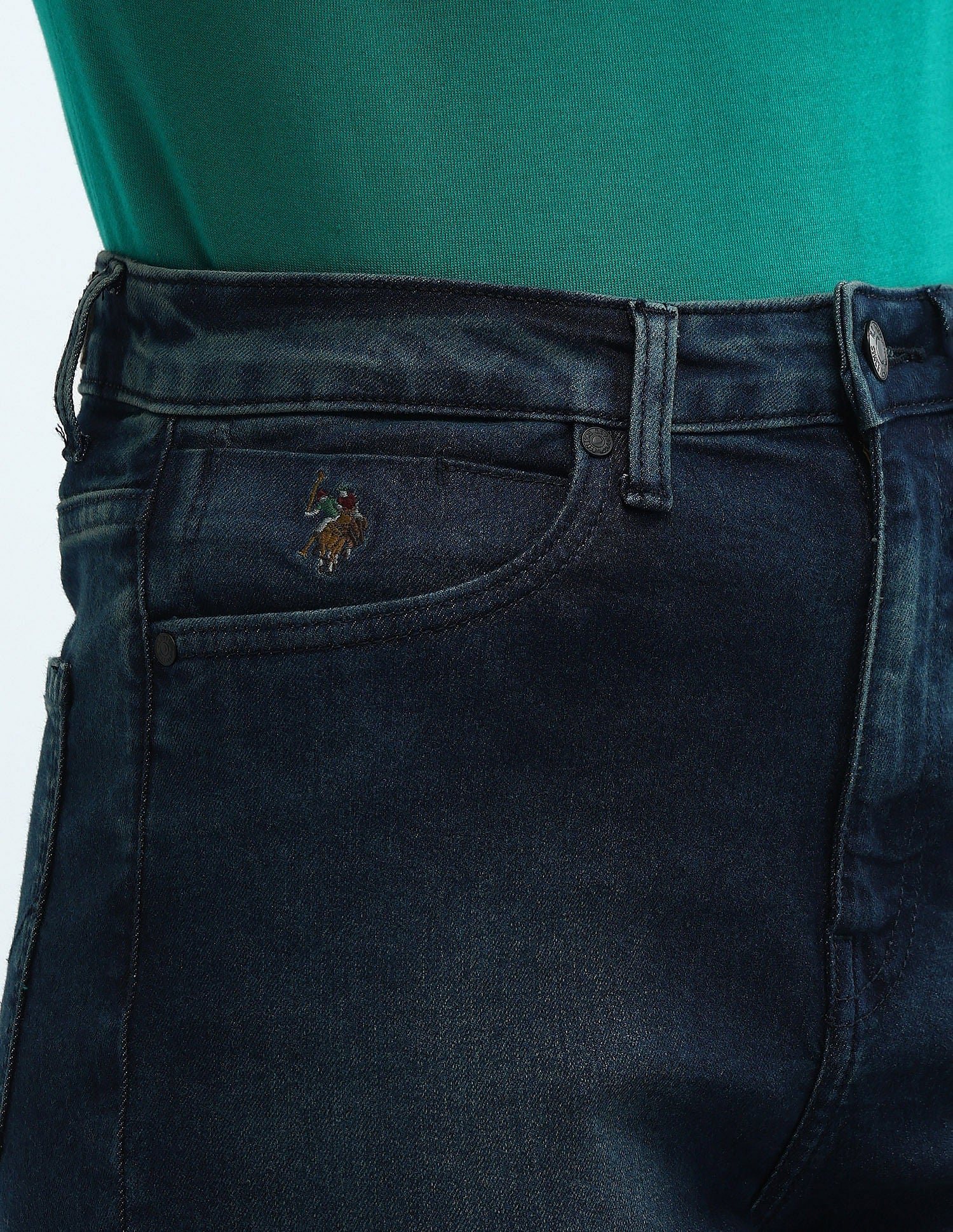 High Rise Straight Fit Jeans - Image 8