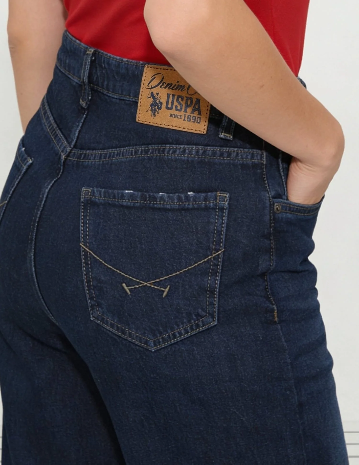 High Rise Straight Fit Jeans - Image 7