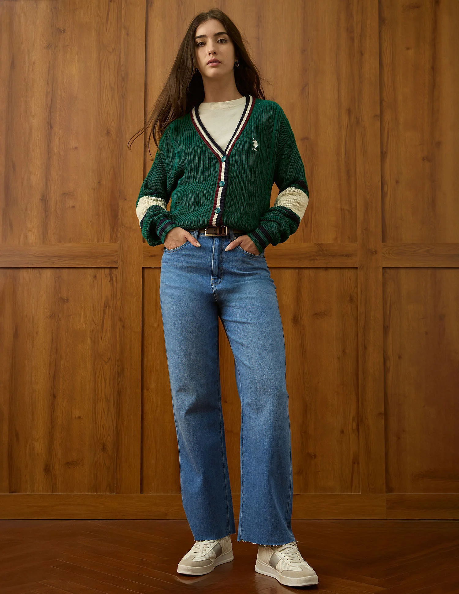 High Rise Straight Fit Jeans - Image 3