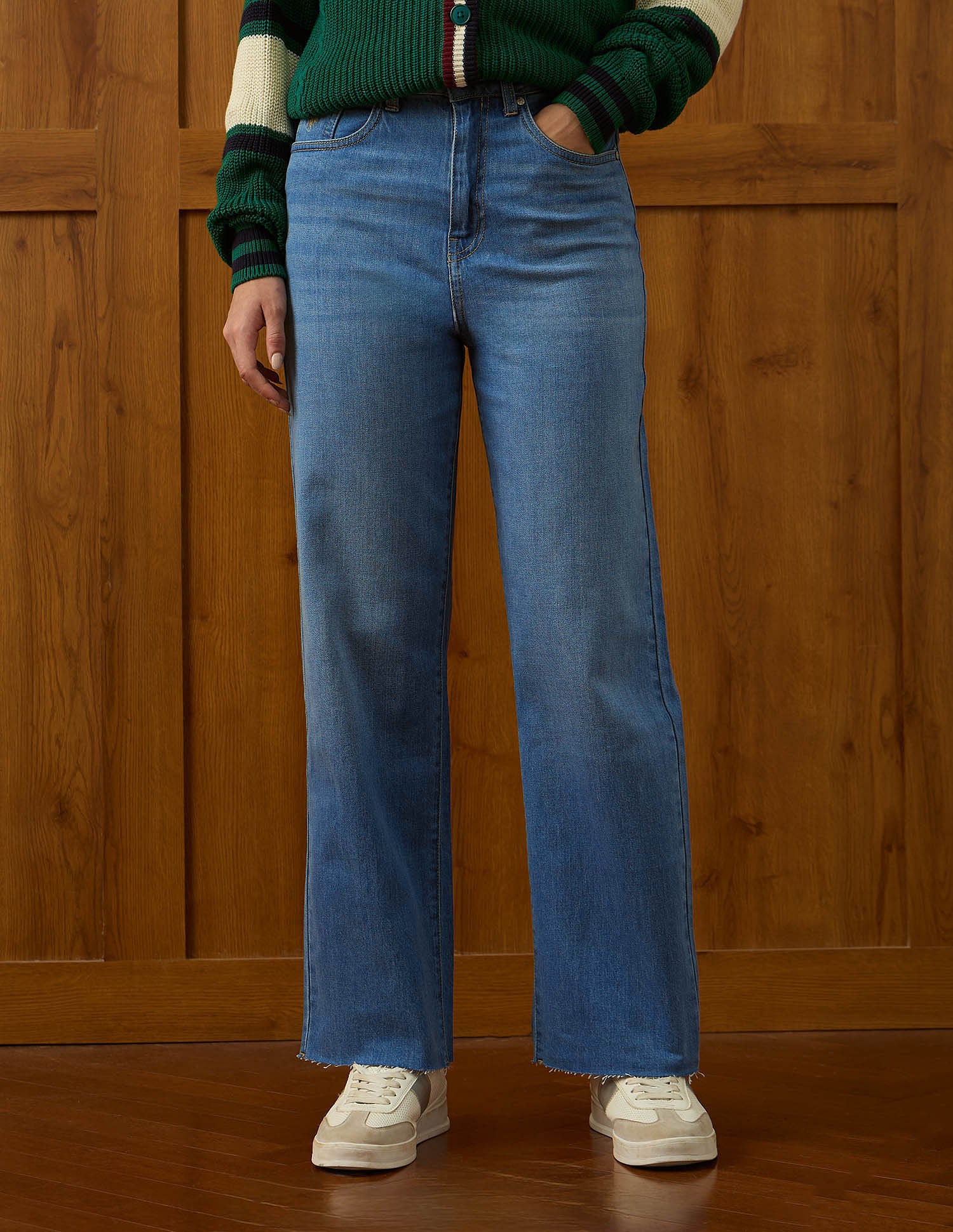High Rise Straight Fit Jeans - Image 6