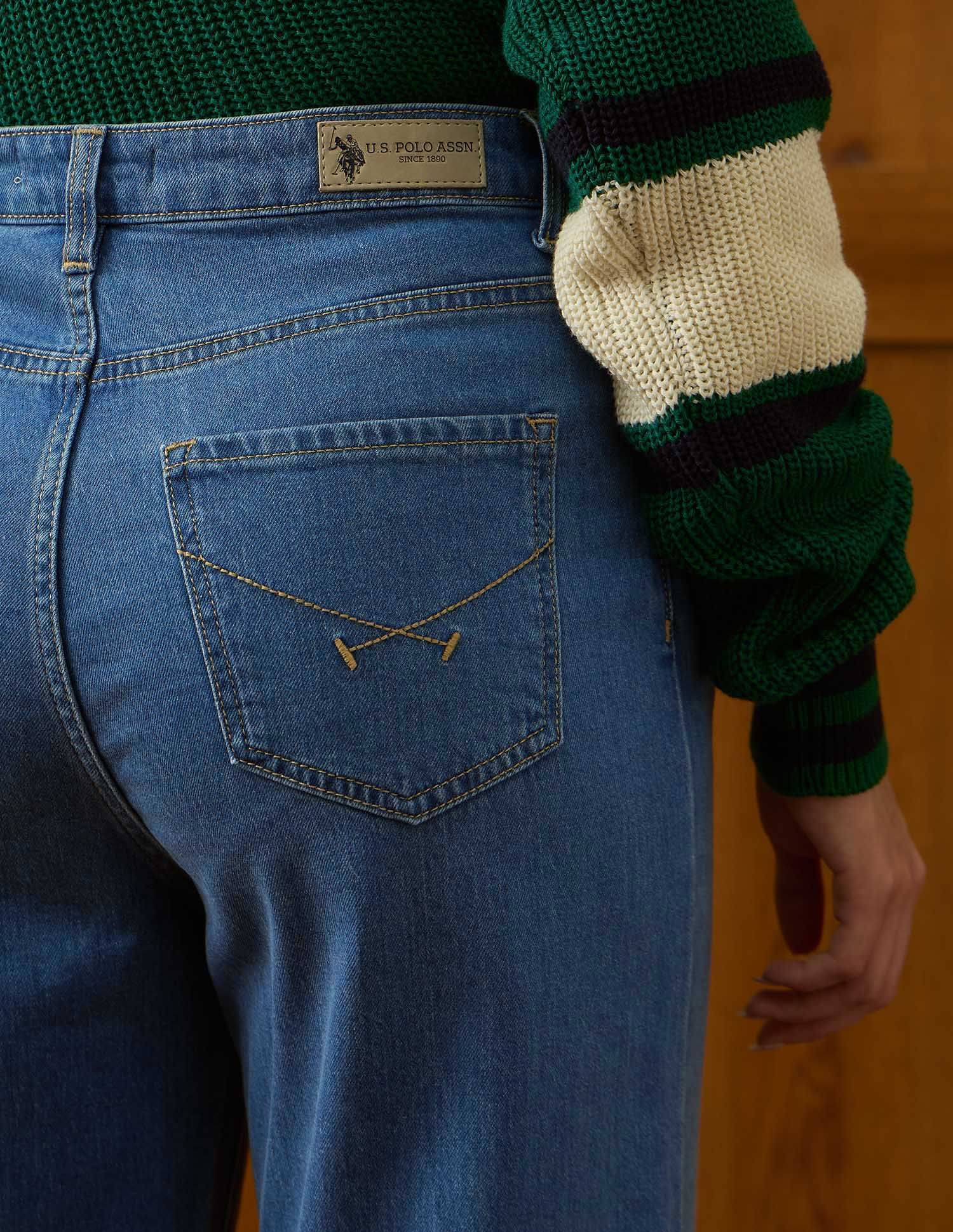 High Rise Straight Fit Jeans - Image 8