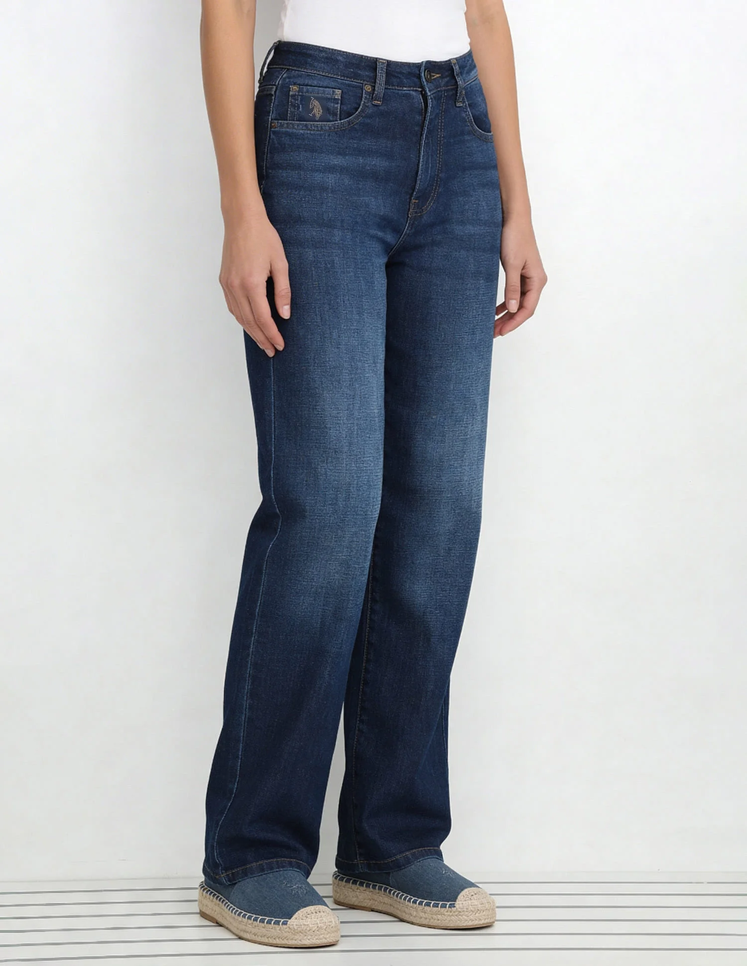 High Rise Straight Fit Jeans - Image 4