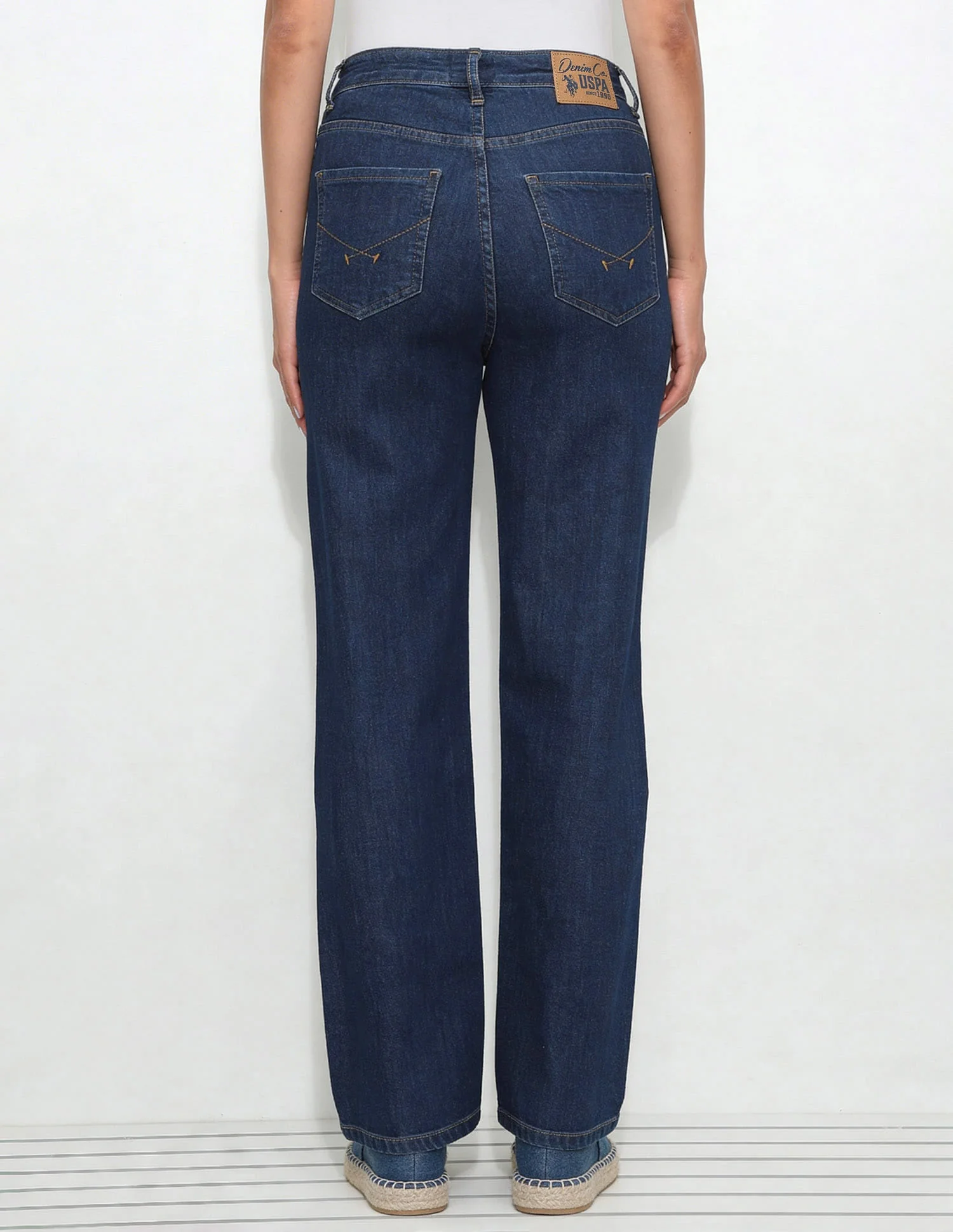 High Rise Straight Fit Jeans - Image 5