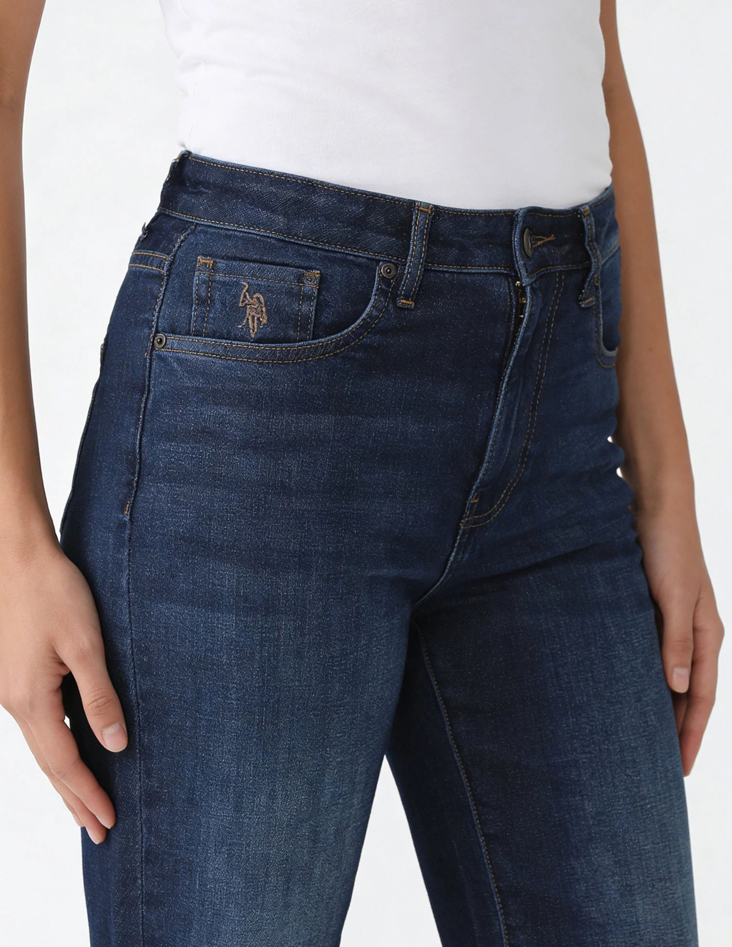 High Rise Straight Fit Jeans - Image 6