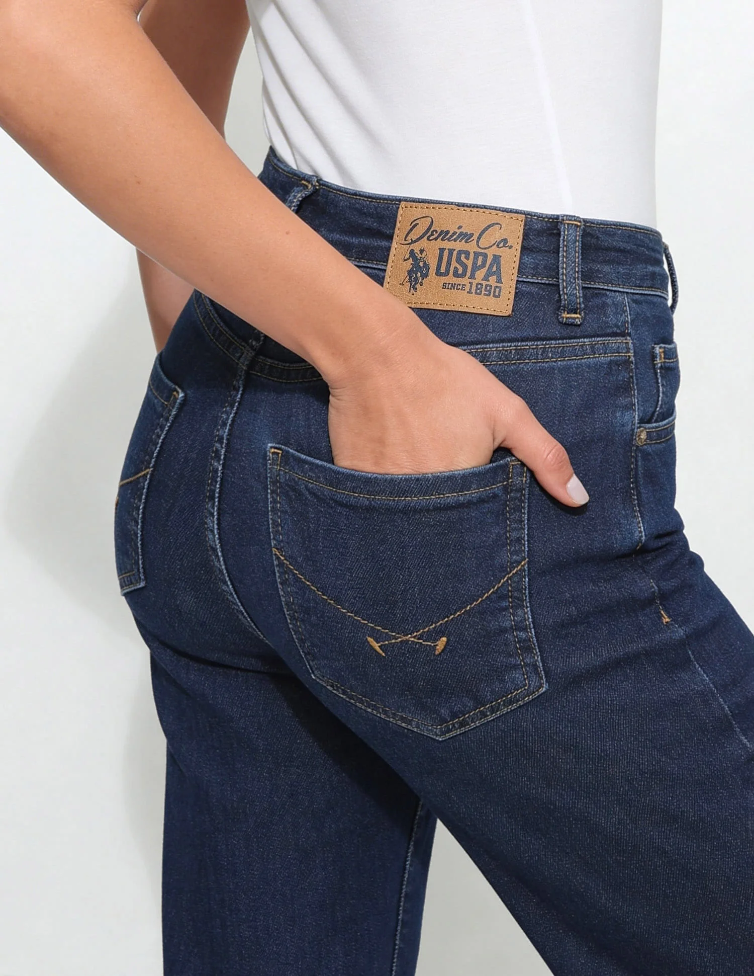 High Rise Straight Fit Jeans - Image 7