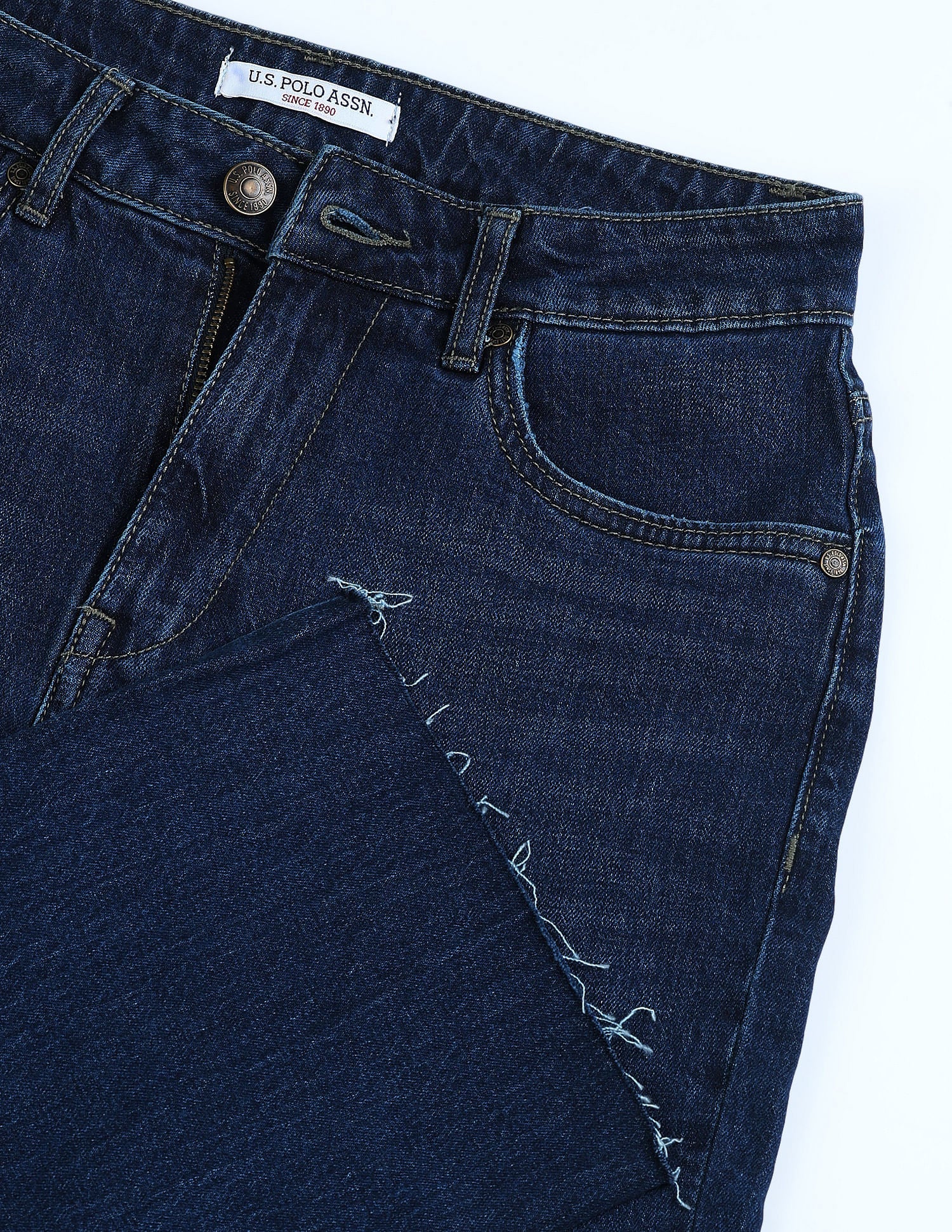 High Rise Straight Fit Jeans - Image 2