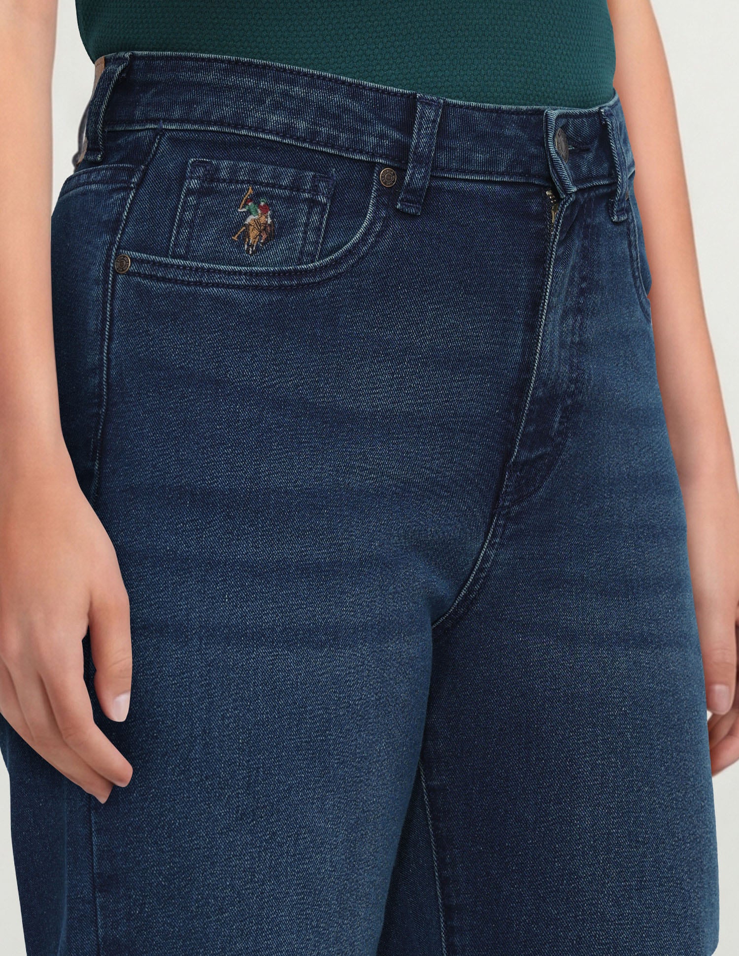 High Rise Straight Fit Jeans - Image 6