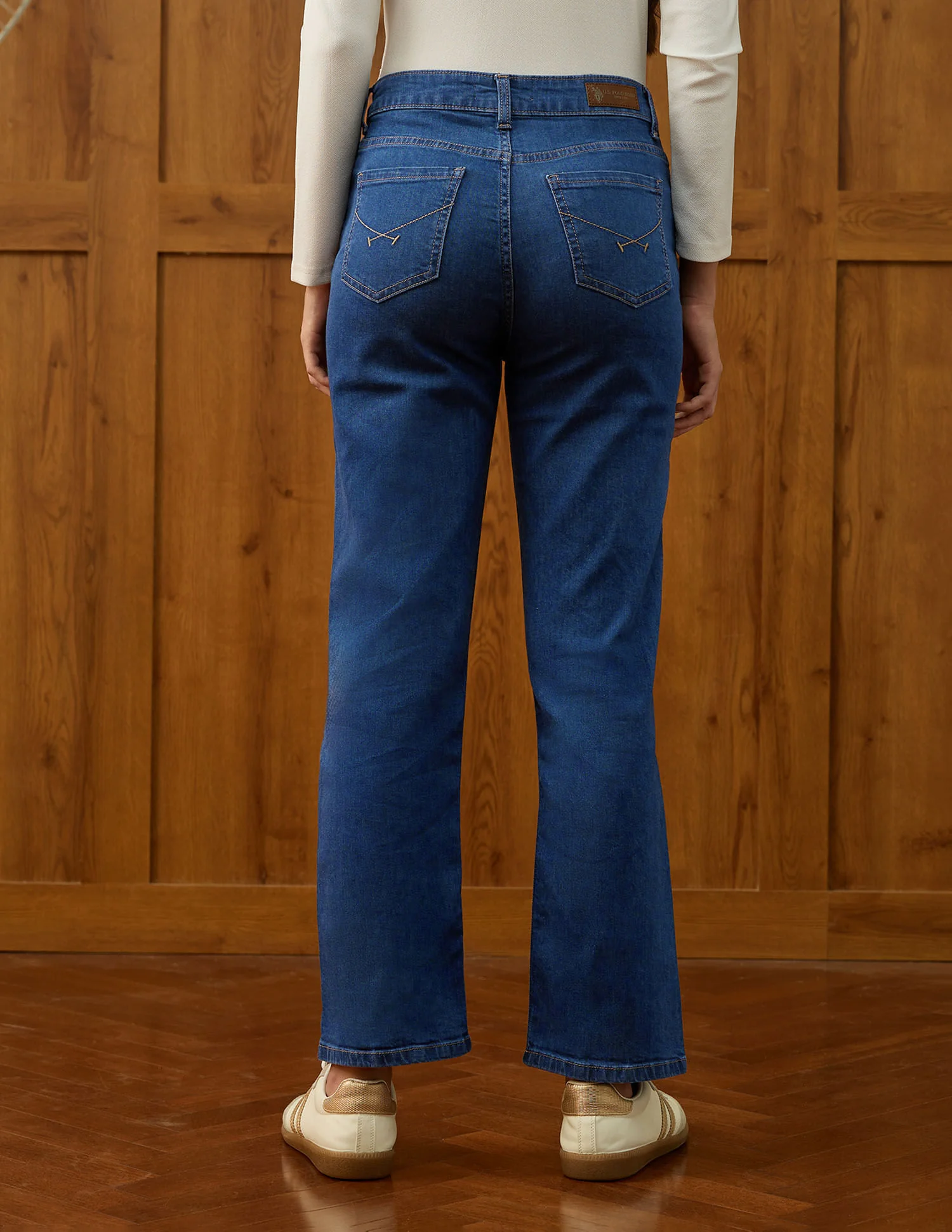 High Rise Straight Fit Jeans - Image 5